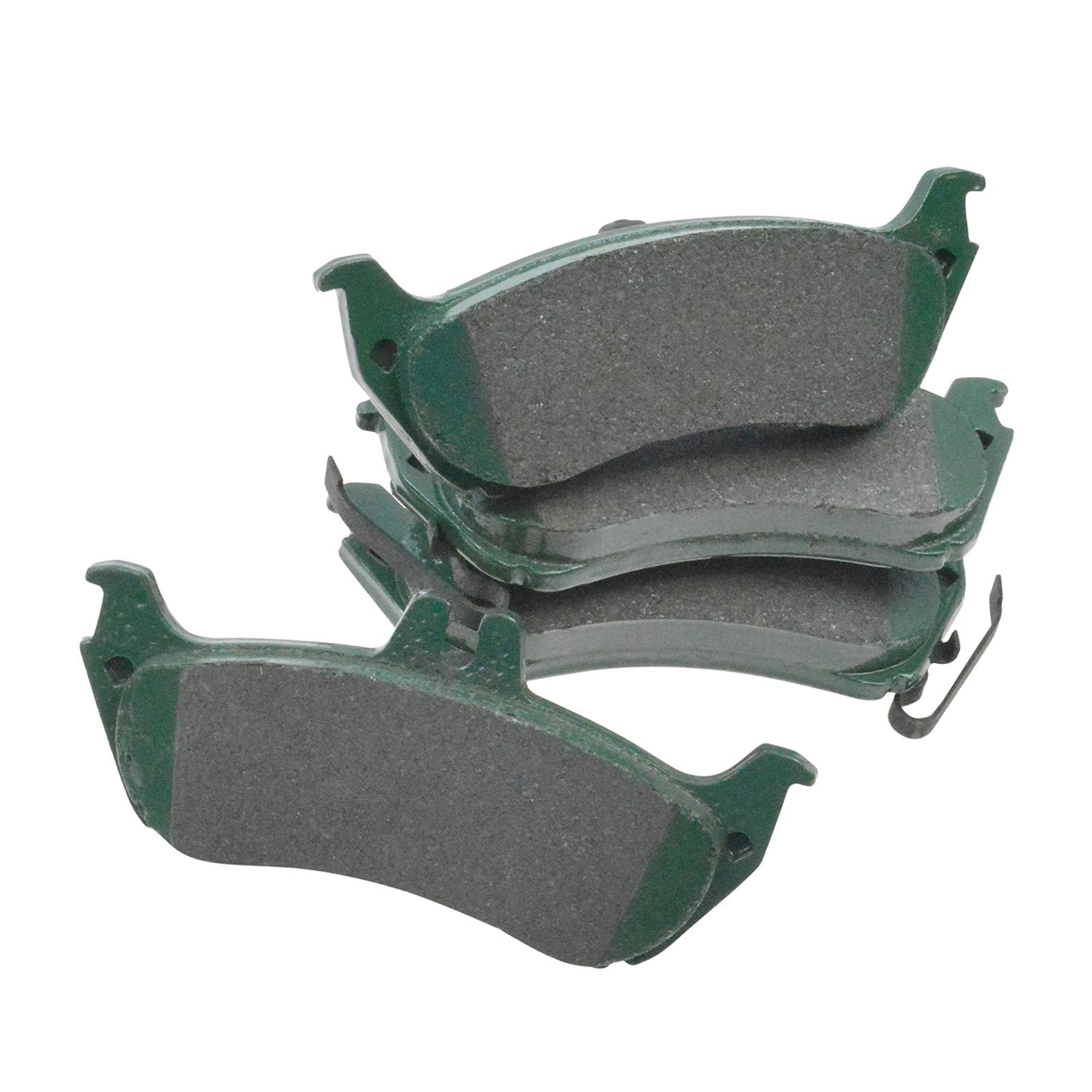 Trq Rear Brake Pad & Rotor Kit Brake Pad Wear Sensor Brake Pads Brake Rotor Ceramic Compatible With 1999-2003 Mercedes-Benz Ml32