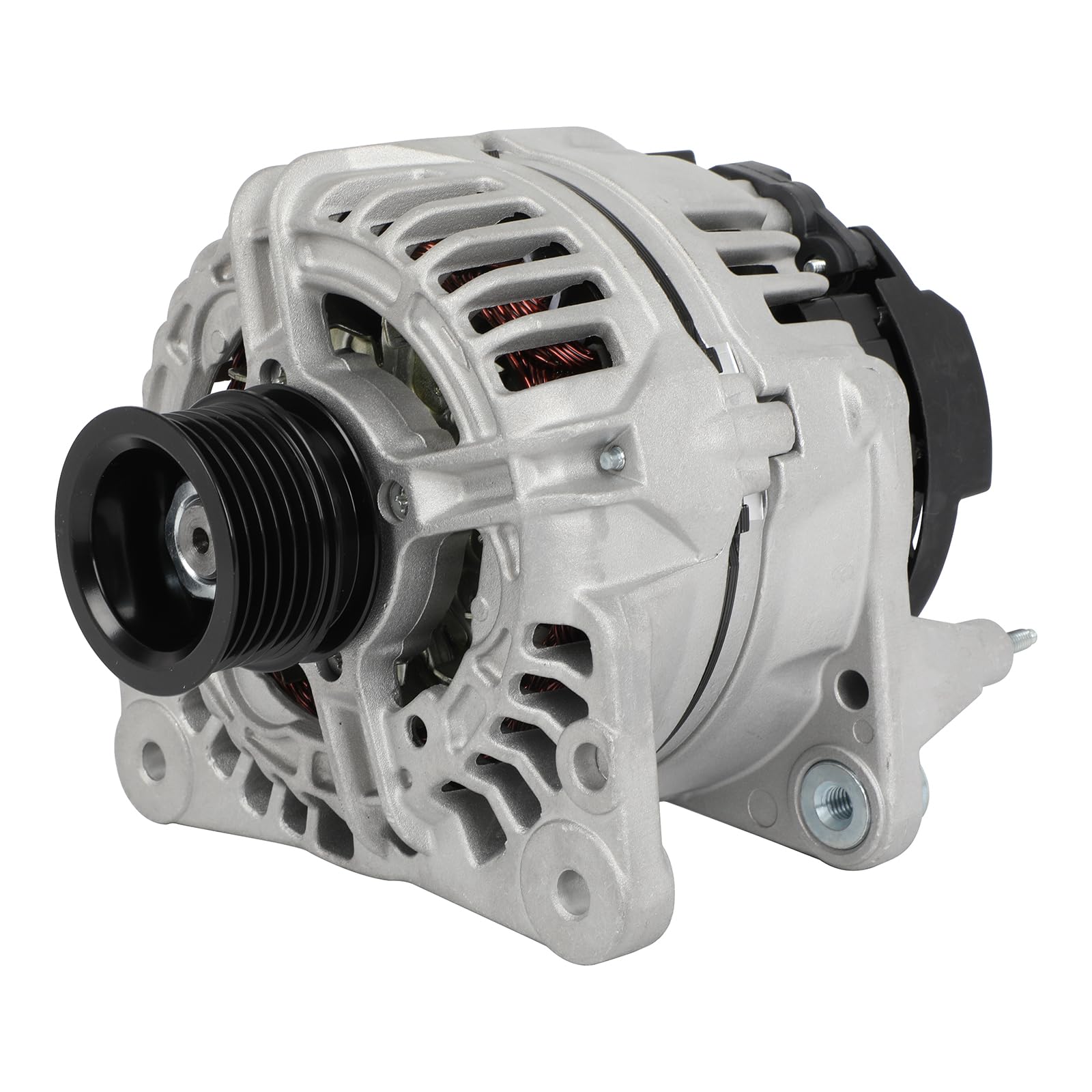 SCITOO Alternator Compatible with 04-08 for Volkswagen for VW LCV Caddy - 12V 110Amp CW S6 Pulley Class, Replace OE 23204 23205 