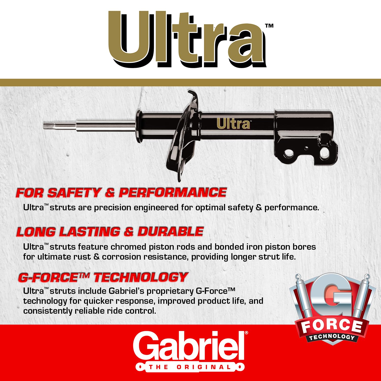 Gabriel G52167 Ultra Strut (1 Pack)