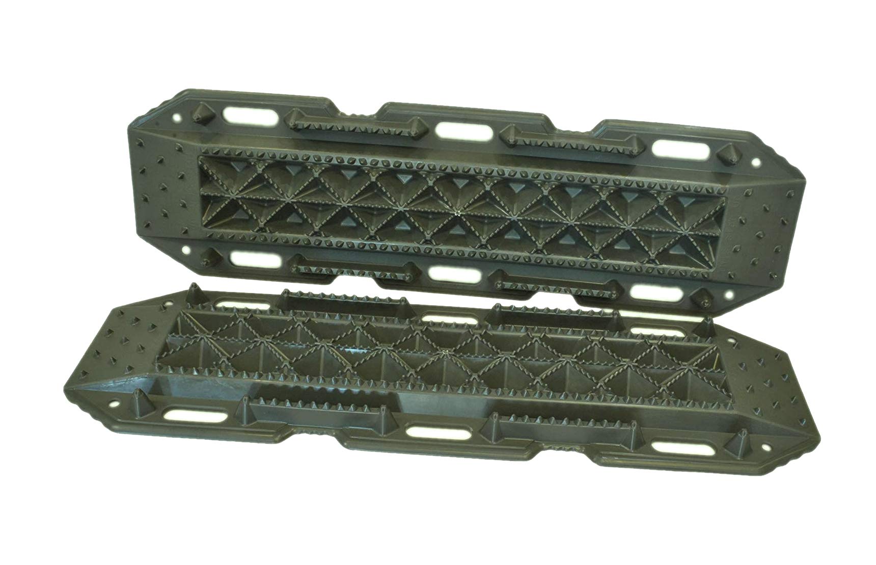 Maxsa 20333-Od Heavy-Duty Escaper Buddy Traction Mats For Off-Road Mud, Sand, & Snow Vehicle Extraction, Bendable, Unbreakable, Olive Drab, 2 Pack