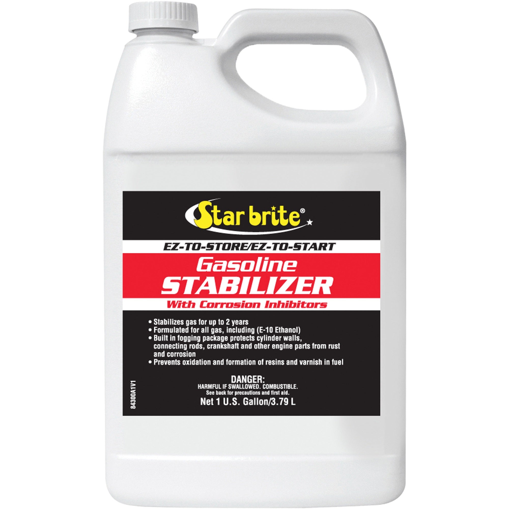 Star Brite 084300 Ez Store Ez Start Gas Storage Additive - 1 Gallon