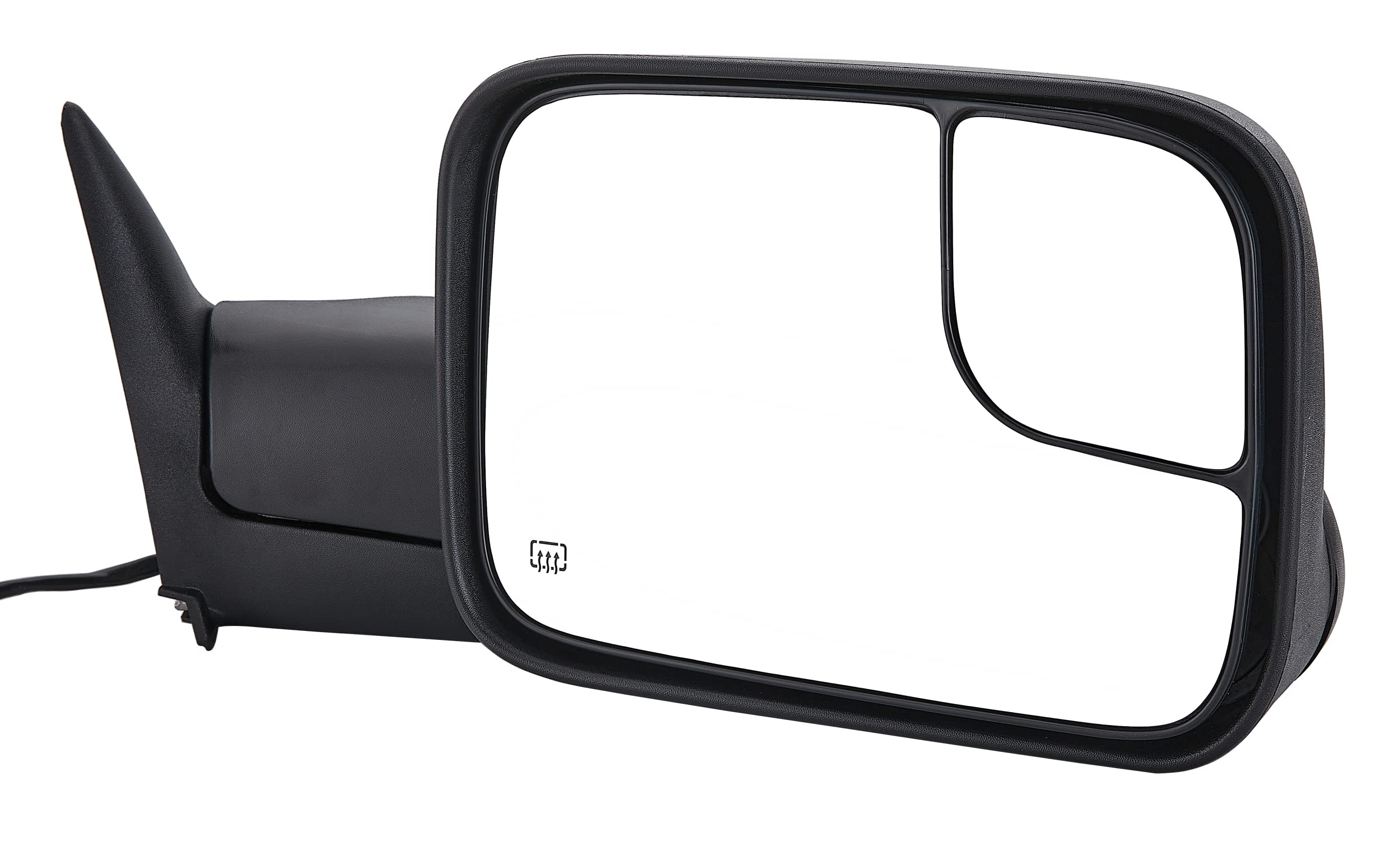 ZAPOSTS Towing Mirror Replacement Fit for 1998 1999 2000 2001 DodgeRam 1500,Ram 2500 Ram 3500.Pickup Truck Power Heated Manual f