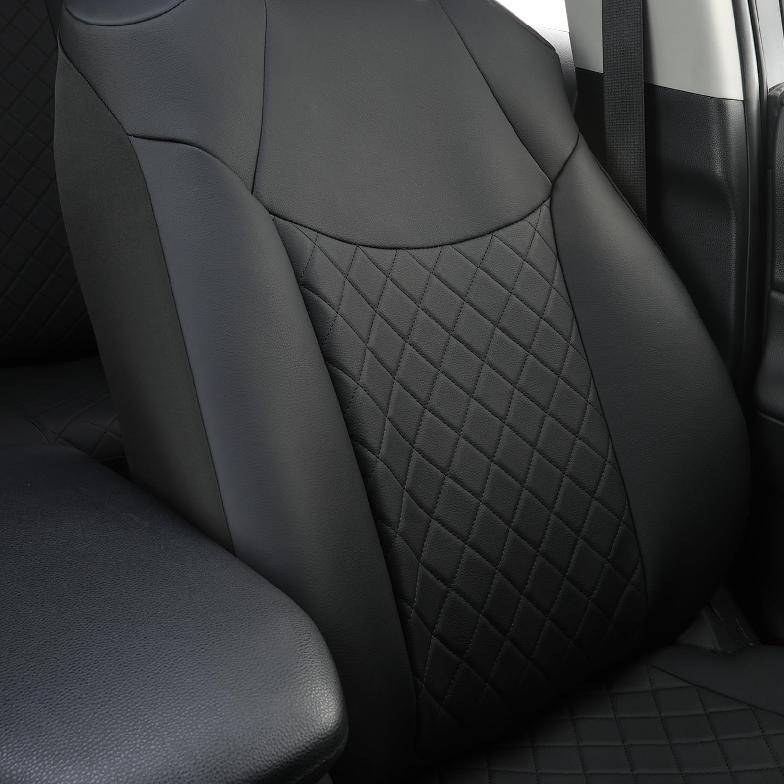 GIANT PANDA Custom Fit 2 Pack Front Car Seat Covers Fit for Toyota Corolla 2020 2021 2022 2023 2024 2025 SE, SE Apex,Nightshade,