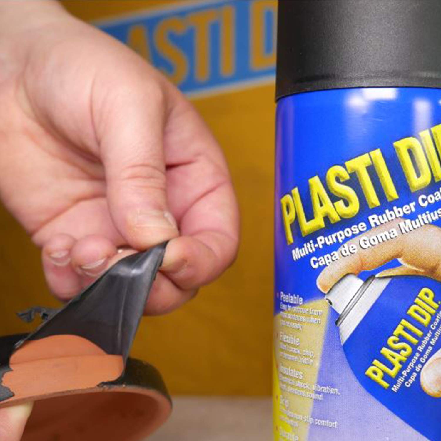 Plasti Dip 11203-6PK Multi-Purpose Rubber Coating Aerosol, 11 oz, Black, Pack of 6