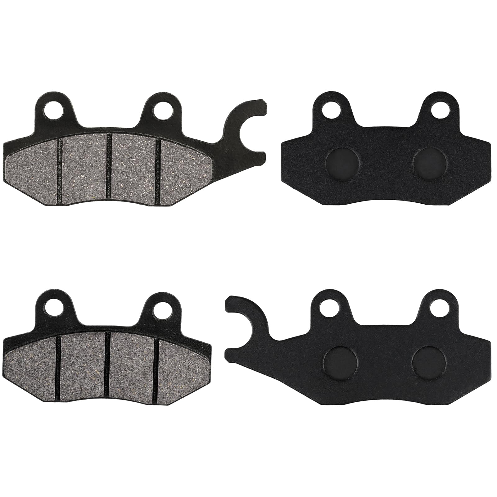 Locopow Front Rear Brake Pads For Kawasaki Ninja 250R 300 400 Ex250 Ex300 Ex400 2008-2023 W175 2018-2019 Z250Sl 2014-2018 Z400 K