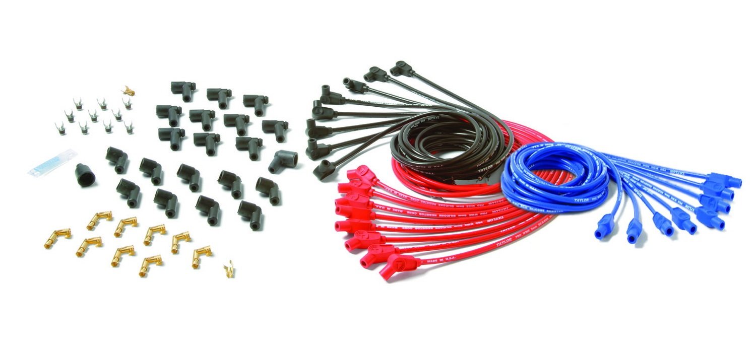 Taylor Cable 70052 8Mm Pro Wire Black Spark Plug Wire Set