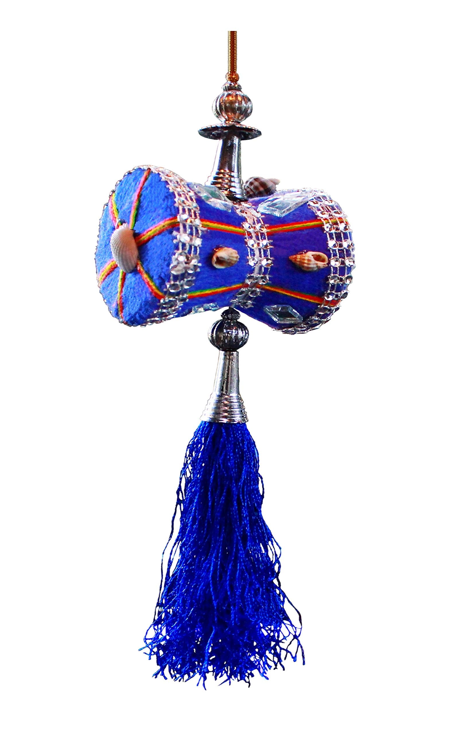U & U UNIQUE UTILITIES Cloth Car Hanging Accessories Interior Decor, 7 x 6 x 6 cm, Blue, 1 Piece
