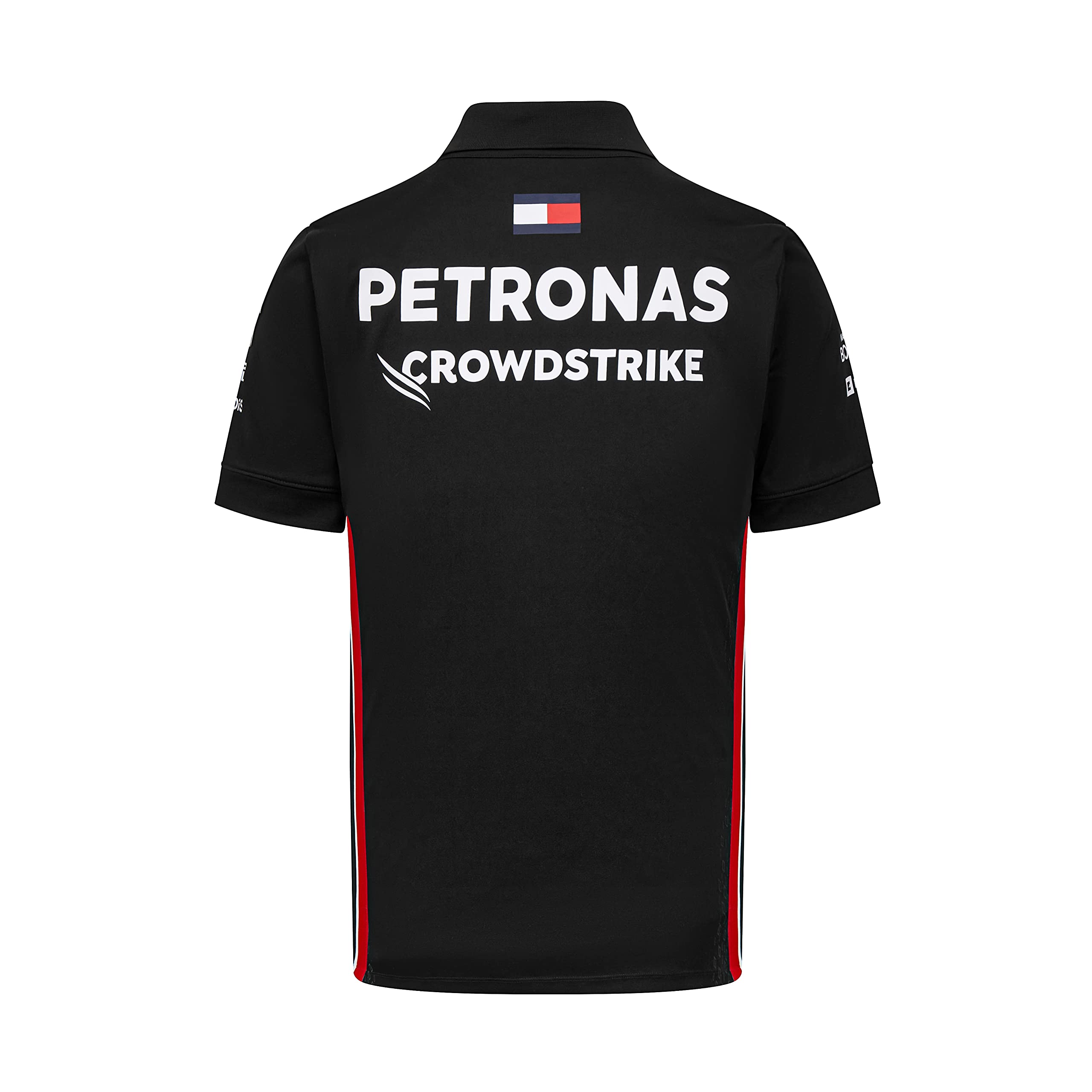 Mercedes AMG Petronas 2023 Team Polo - Men's Size L - Black - Polyester - Model 701223408001230
