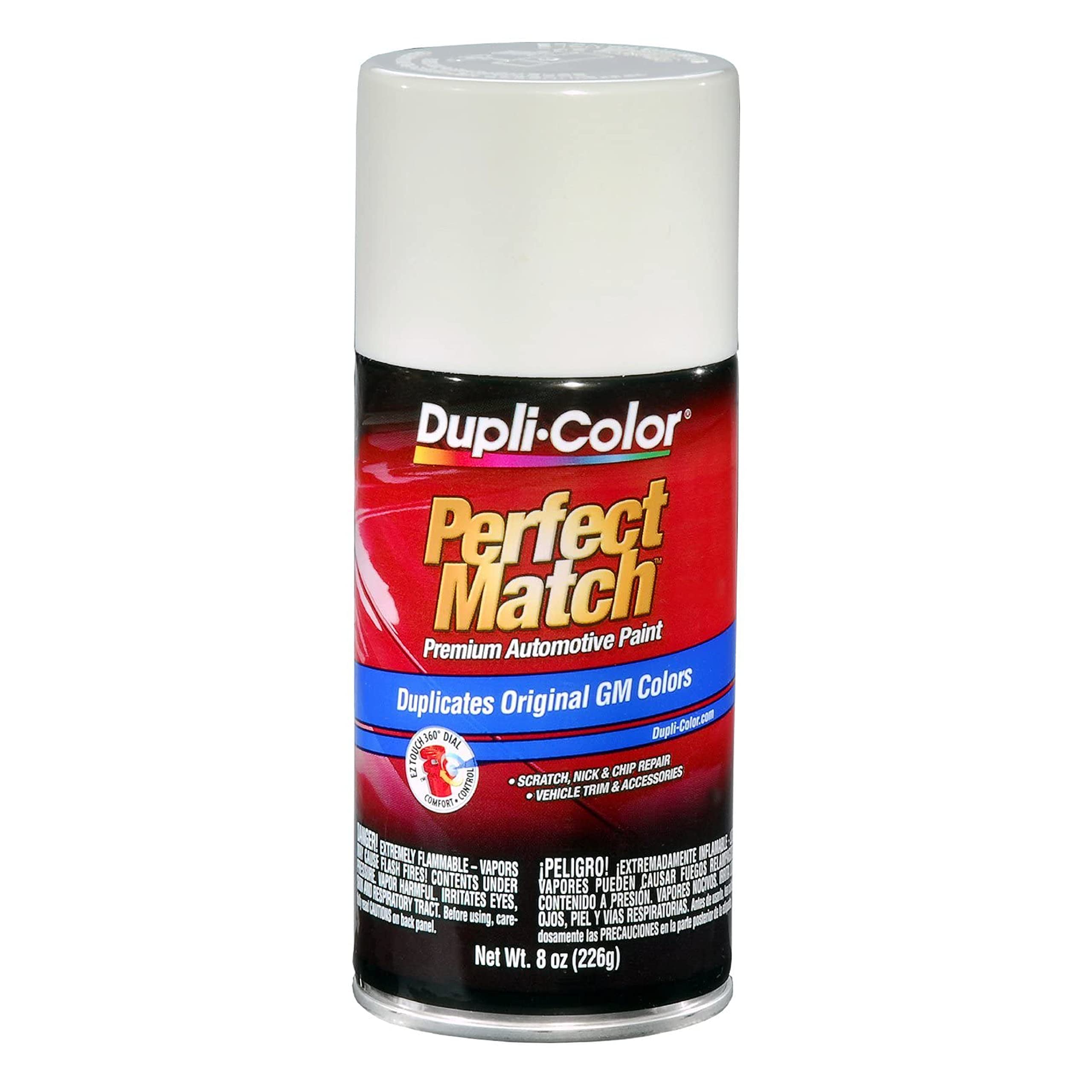 Dupli-Color Ebgm03387-6Pk Perfect Match Automotive Spray Paint - General Motors White, 40 Wa8554 - 8 Oz. Aerosol Can, 6-Pack