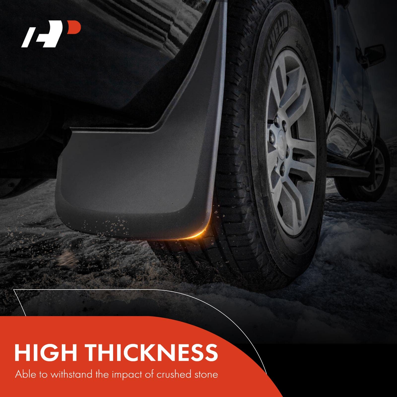 A-Premium Set Of 4Pcs Mud Flaps Splash Guards Mudguards Mudflaps With Hardware Kits Accessory Compatible With Honda Civic, 2006-