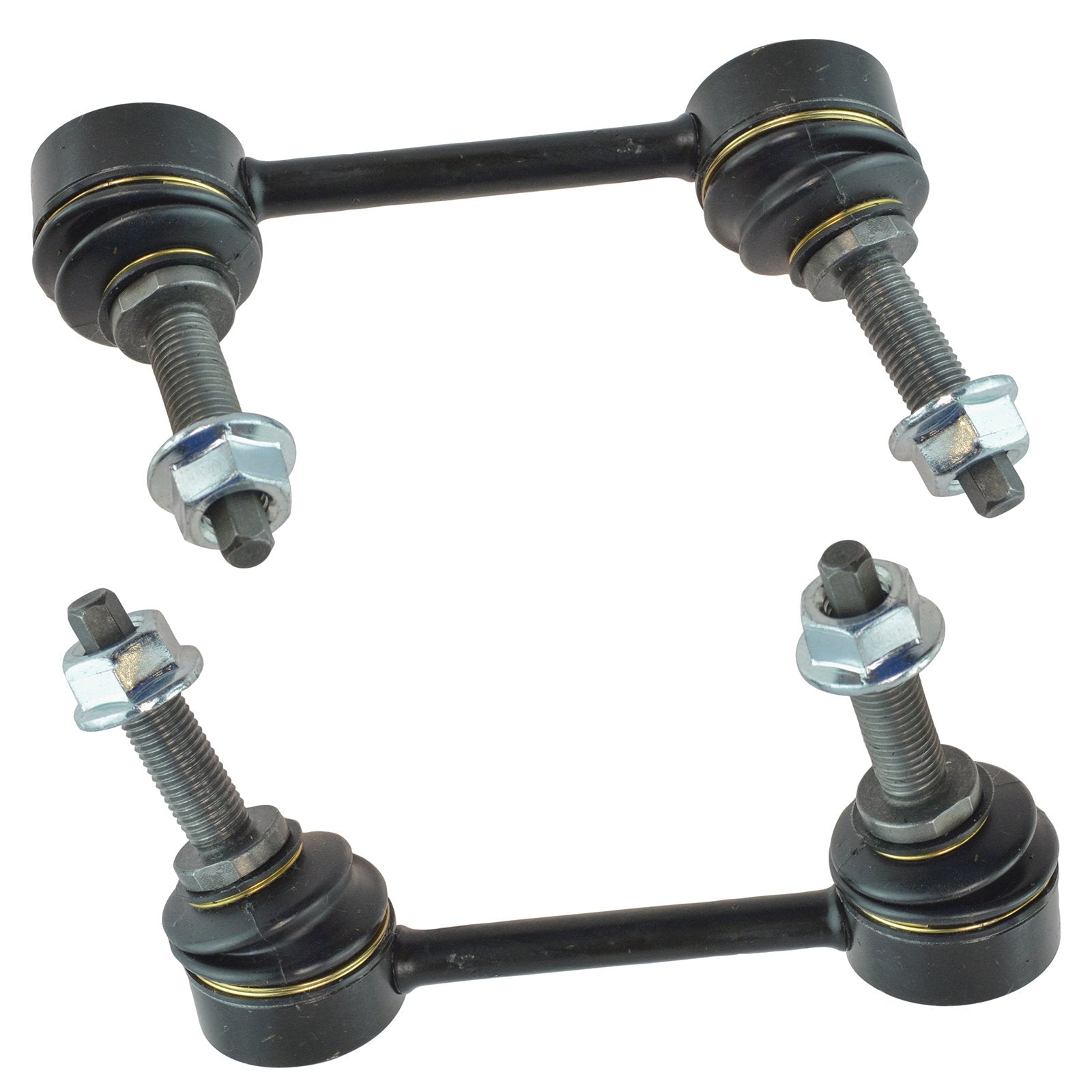 Trq Front & Rear Sway Bar Stabilizer Link Set Compatible With 2011-2015 Dodge Durango Jeep Grand Cherokee