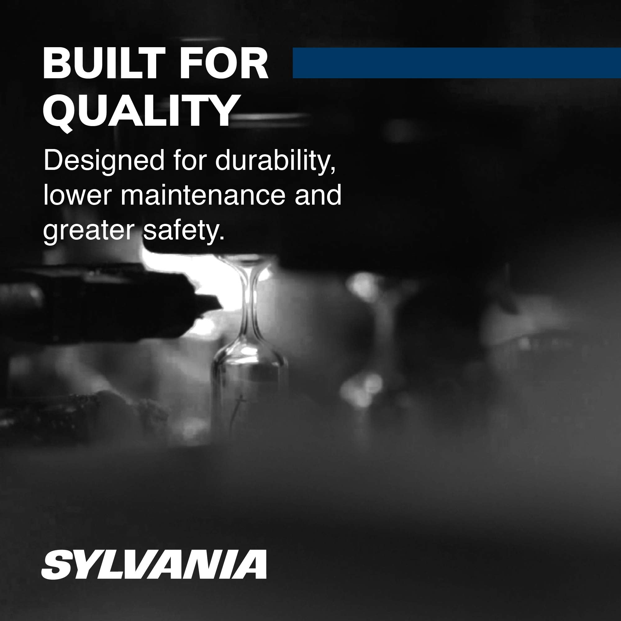 Sylvania - 7506 Silverstar Mini Bulb - Brighter And Whiter Light, Ideal For Daytime Running Lights (Drl) And Back-Up/Reverse Lig