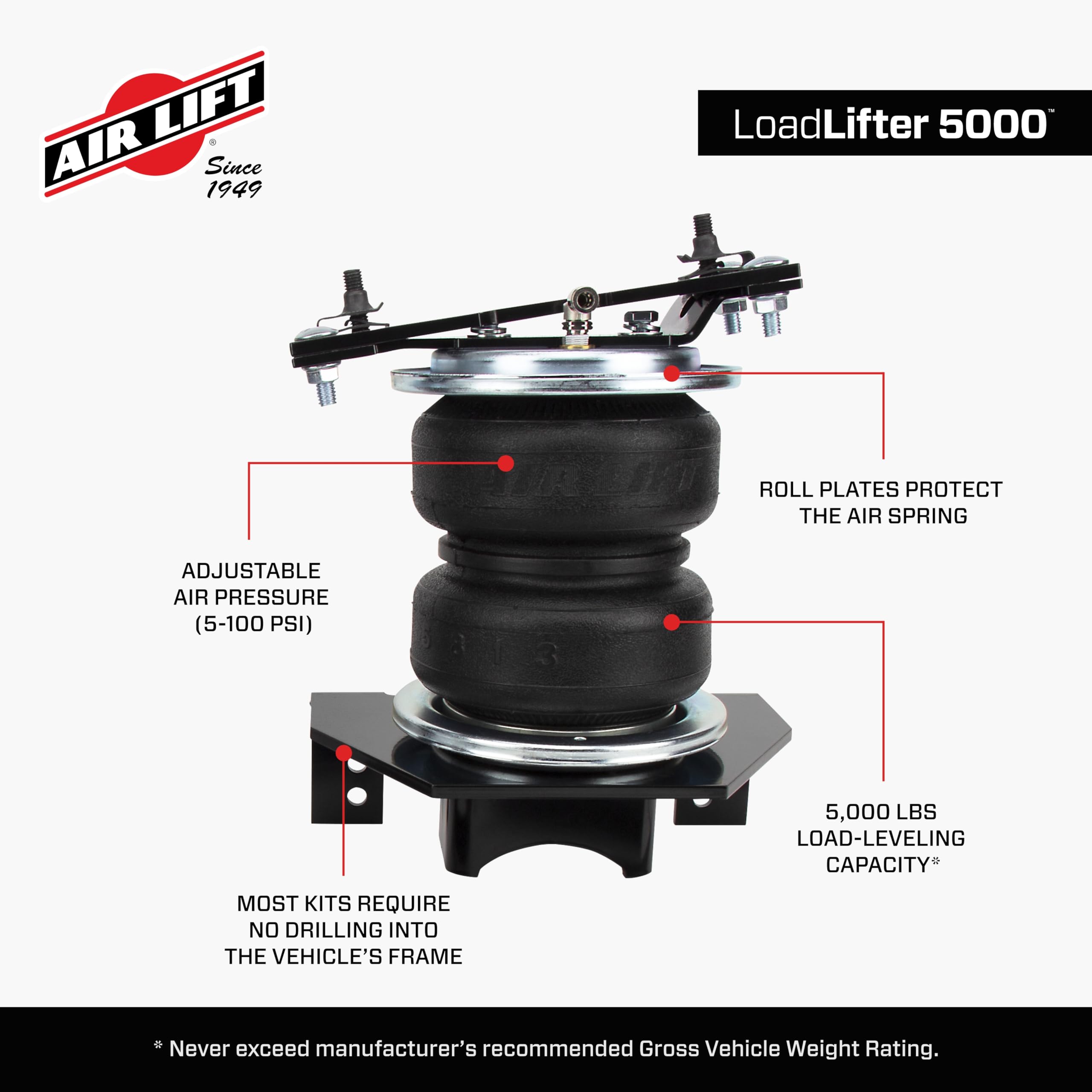 Air Lift 57275 Loadlifter 5000 Air Suspension Kit