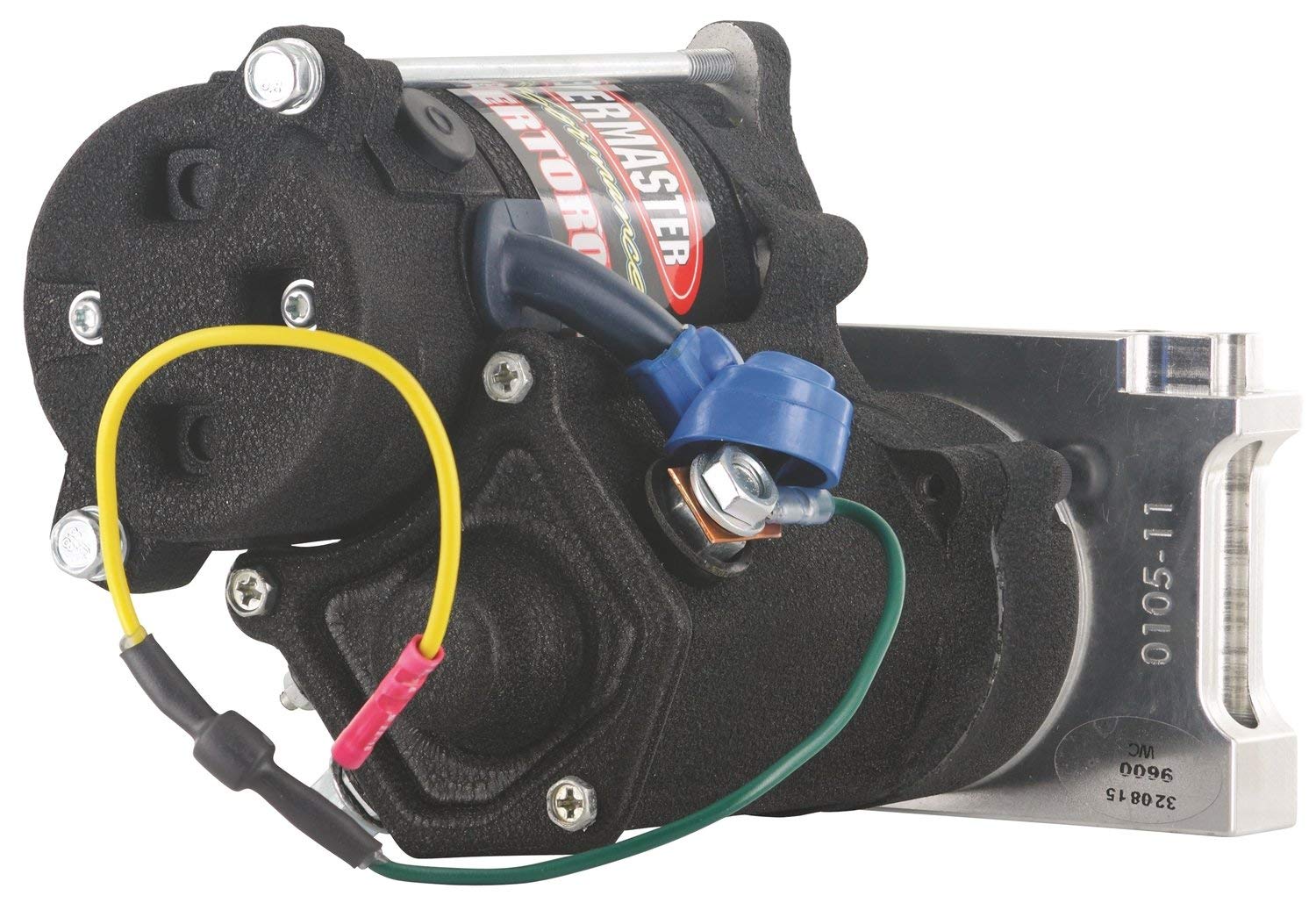 Powermaster 9600 Str Master Infi-Clock Chevy Universal Straight Mtg 153/168T Flyw 14:1 Black Wrinkle