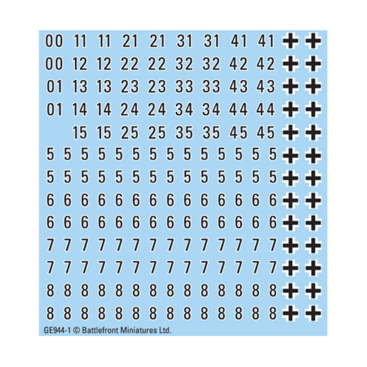 Battlefront Flames of War Heer Panzer Decals