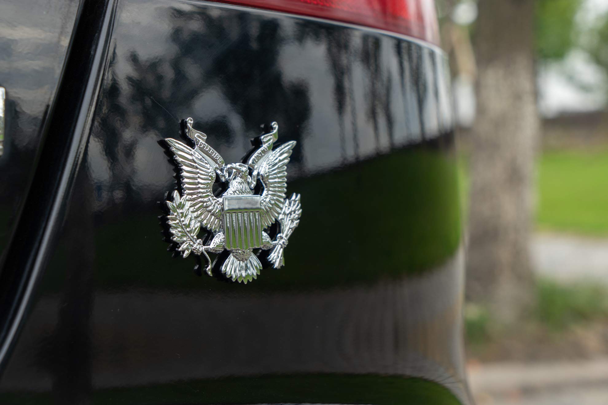 Fsforcar US Army Metal Car Emblem Sticker Decal - Silver, Model ST2007-0001