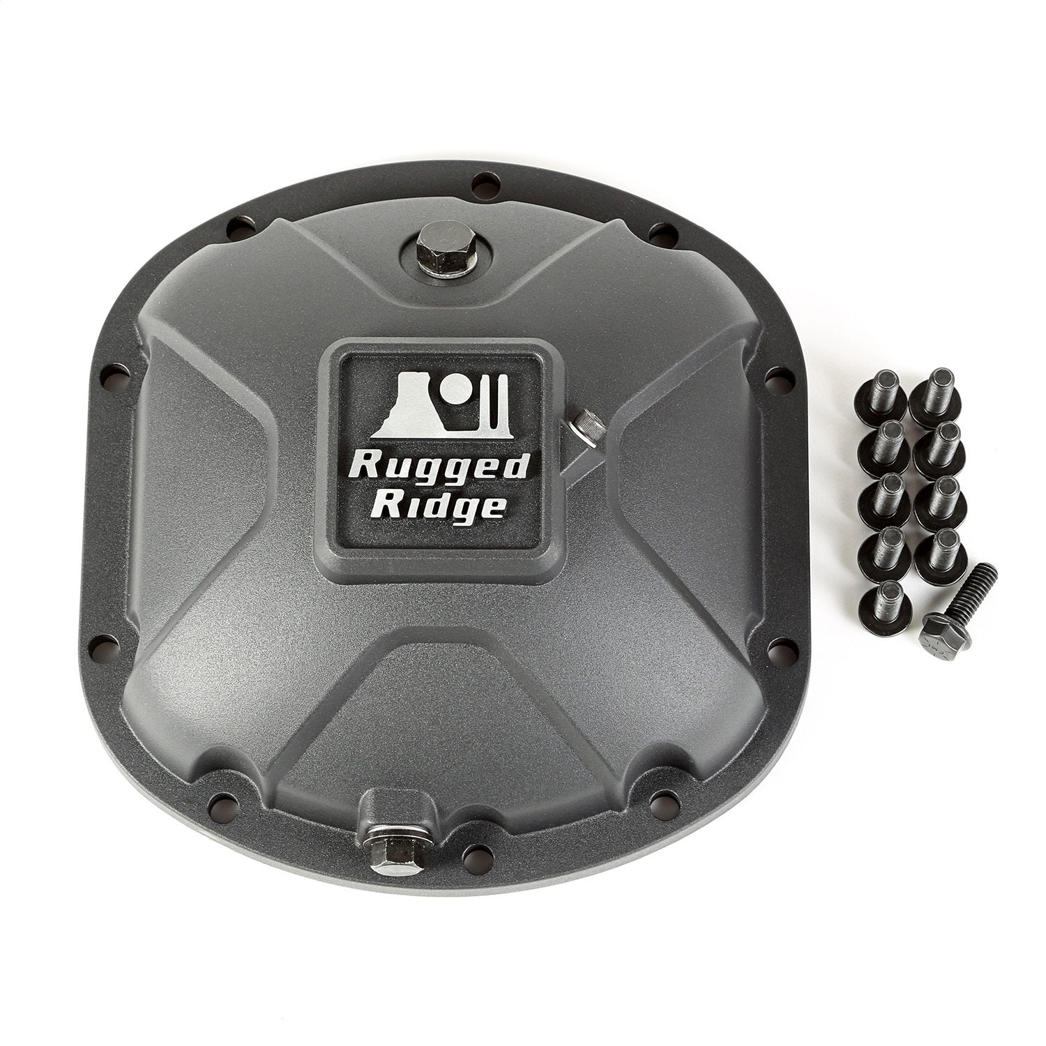 Rugged Ridge | Boulder Aluminum Differential Cover, Black | 16595.13 | Fits Dana 30