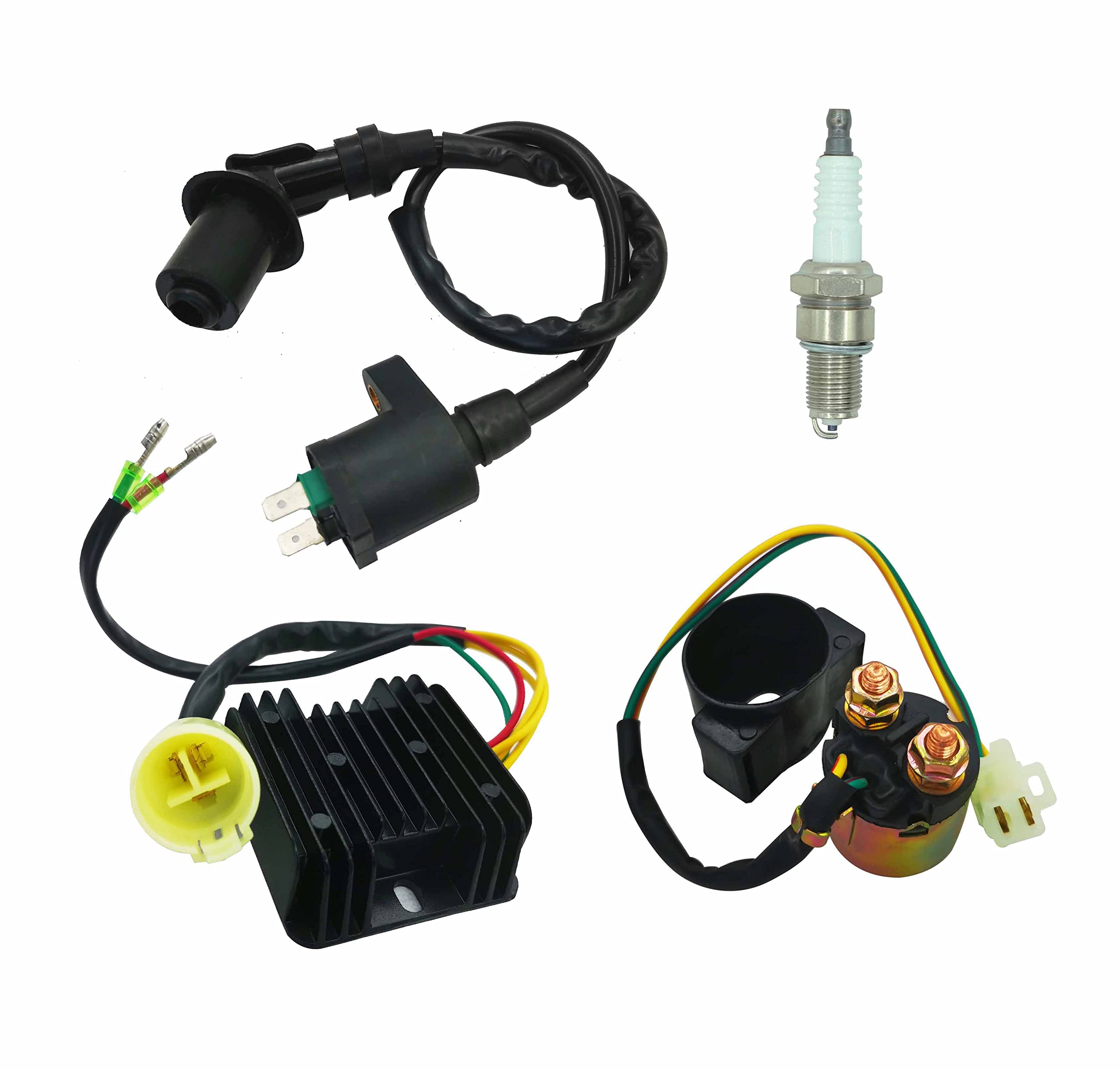 Voltage Regulator Rectifier With Ignition Coil&Starter Solenoid Relay For Honda Fourtrax 300 Trx300 Trx300Fw 4X4 1993-2000