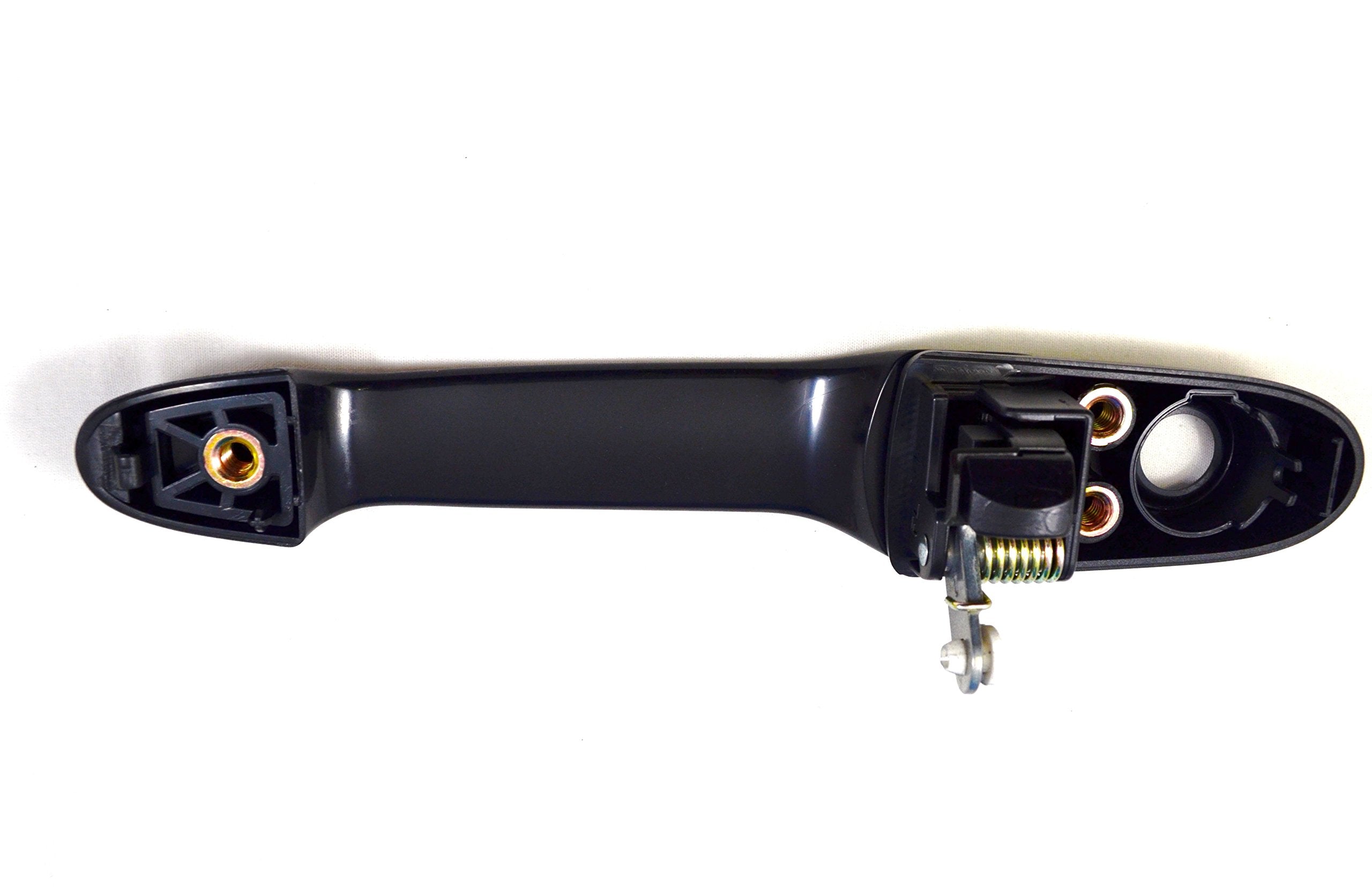 Pt Auto Warehouse Gm-3312S-Fl - Outside Exterior Outer Door Handle, Smooth Black - Driver Side Front
