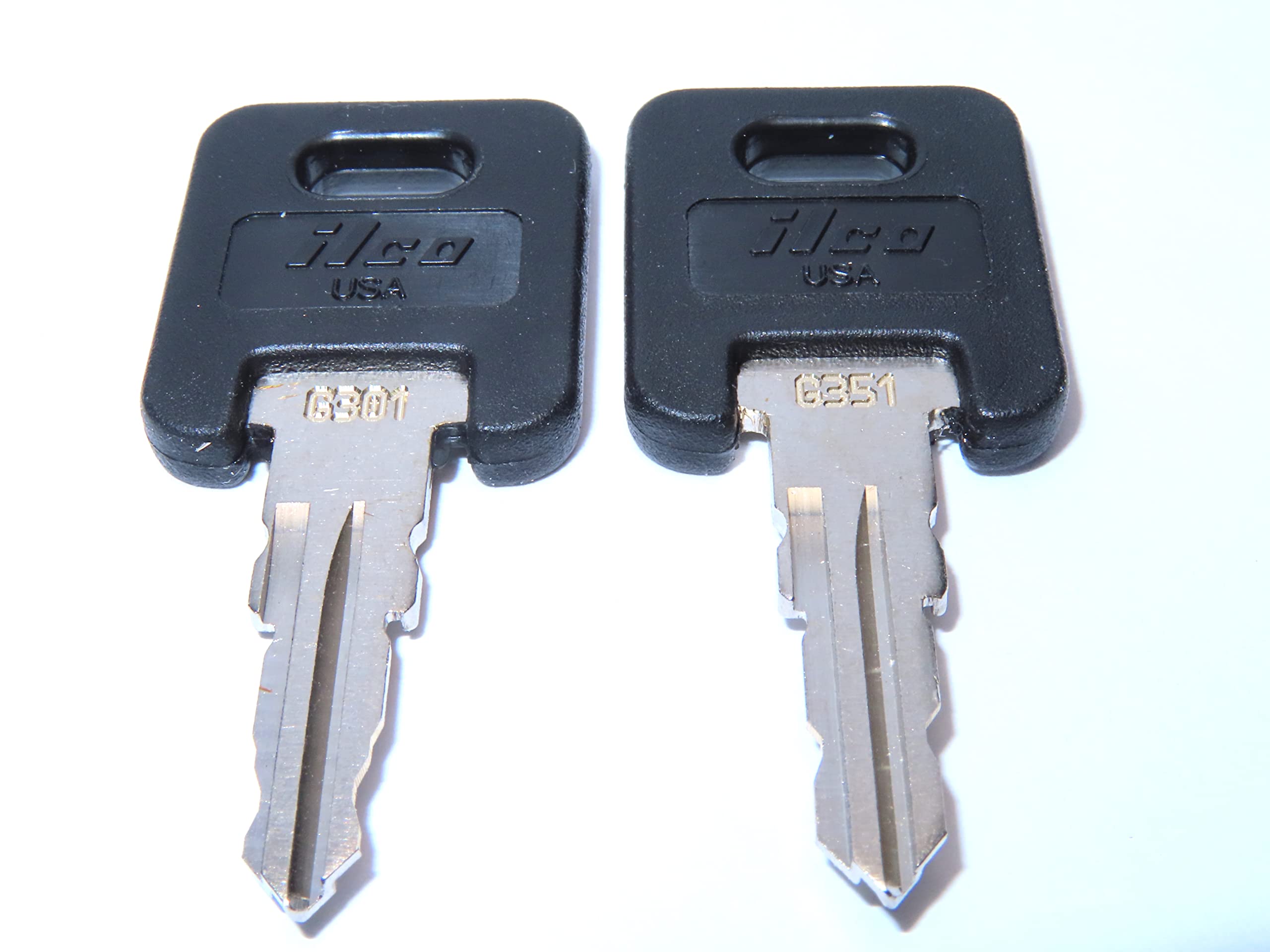 Global Link Rvs Motorhome Trailer Keys 2 Keys Cut To Key/Lock Number From G301 To G351 Ilco Keys For Global Link Lock (G344)