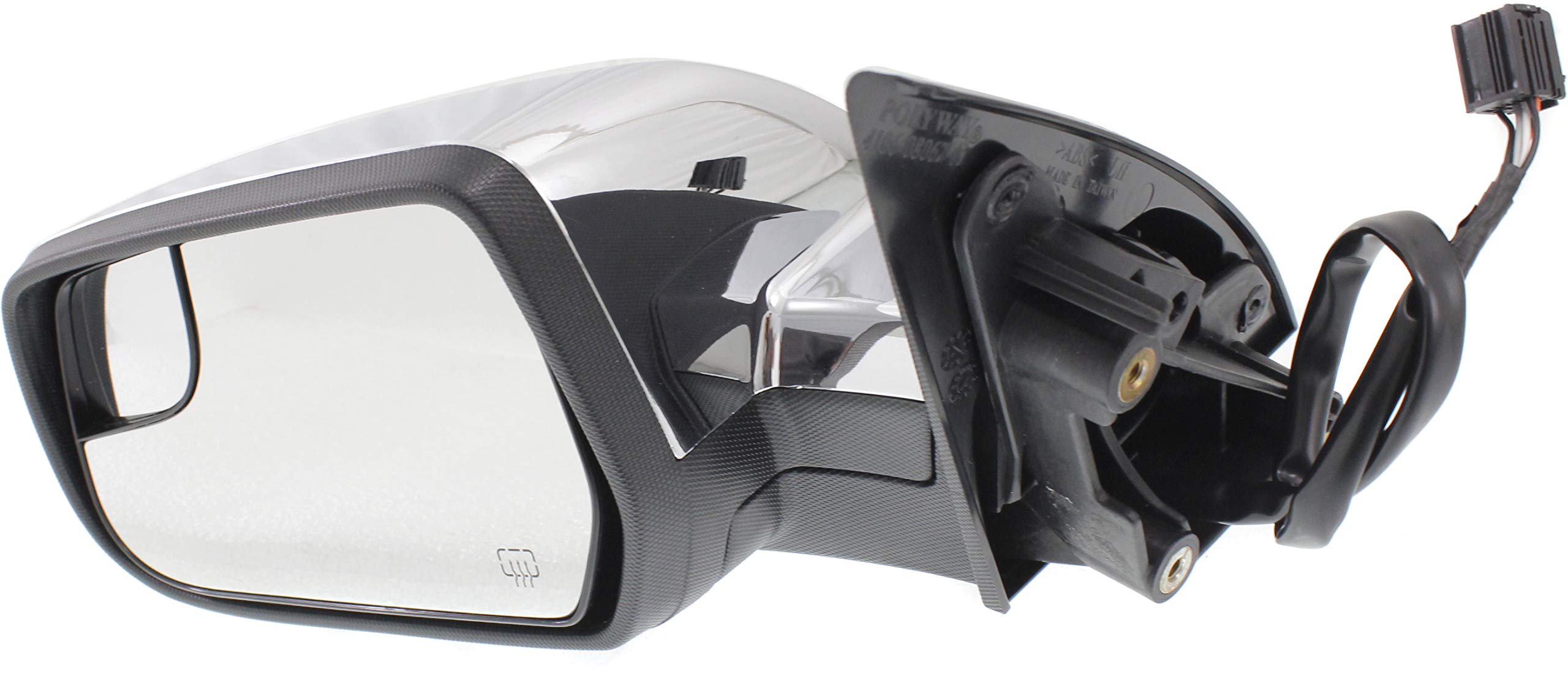 Kool Vue Mirror Driver Side Compatible With 2010-2017 Chevrolet Equinox, Fits 2010-2017 Gmc Terrain Power Glass, Heated