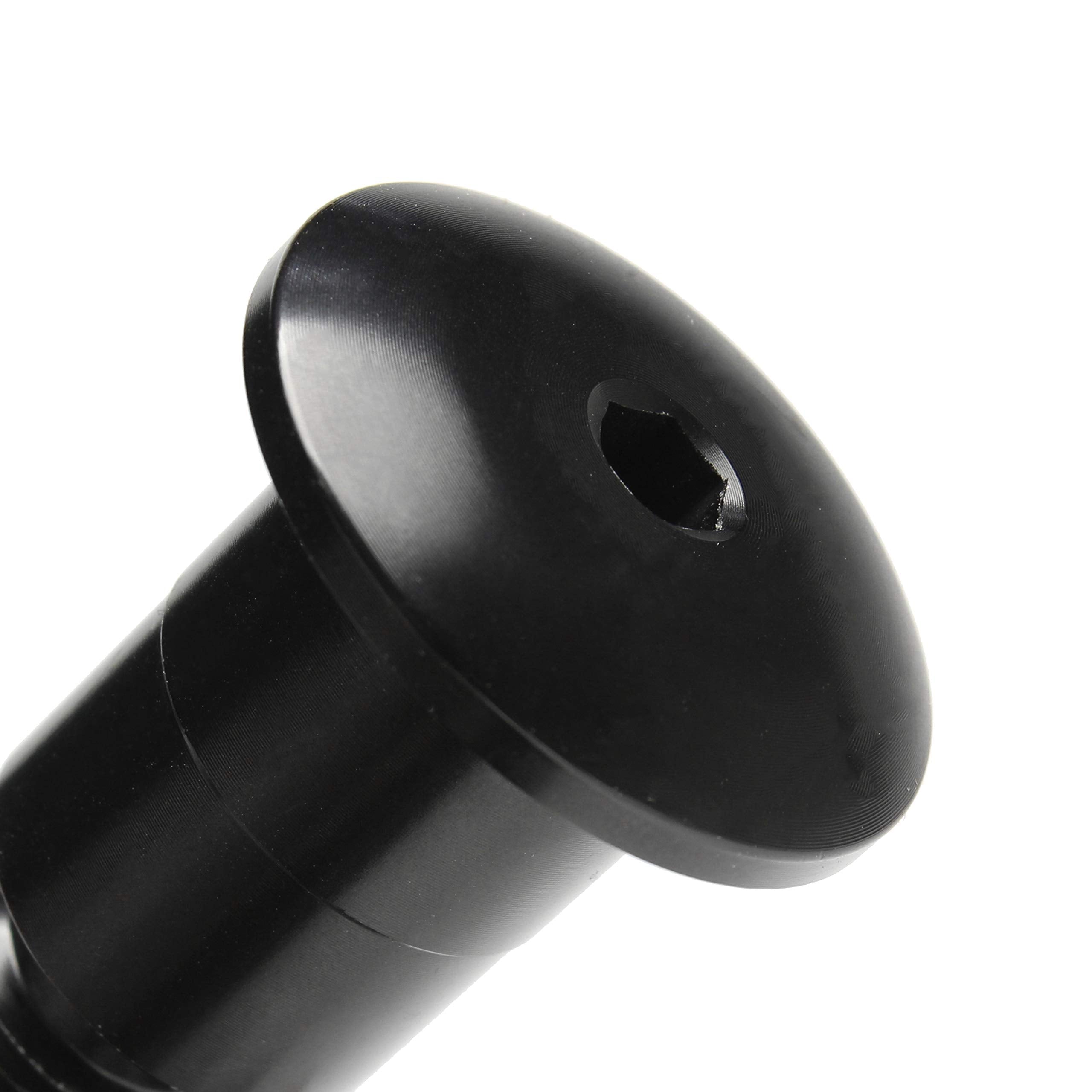 FENRIR Motorcycle Handlebar Bar End Mirror Adapter 801-0371 for Yamaha XSR900 & MV Agusta - Aluminum, Black