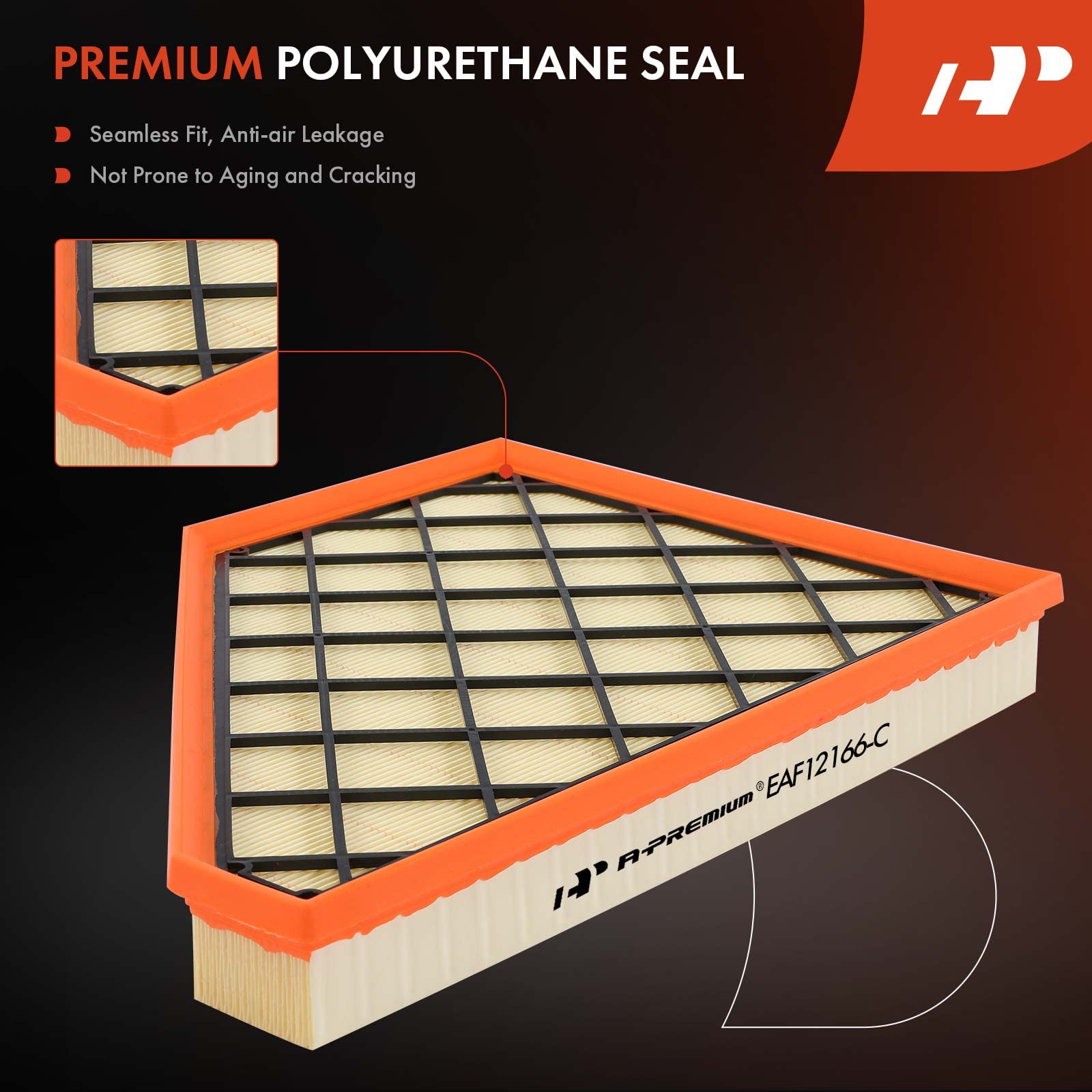 A-Premium Front Engine Air Filter Compatible with Buick Enclave 2018-2023 & Cadillac XT5, XT6 & Chevrolet Blazer, Traverse & GMC
