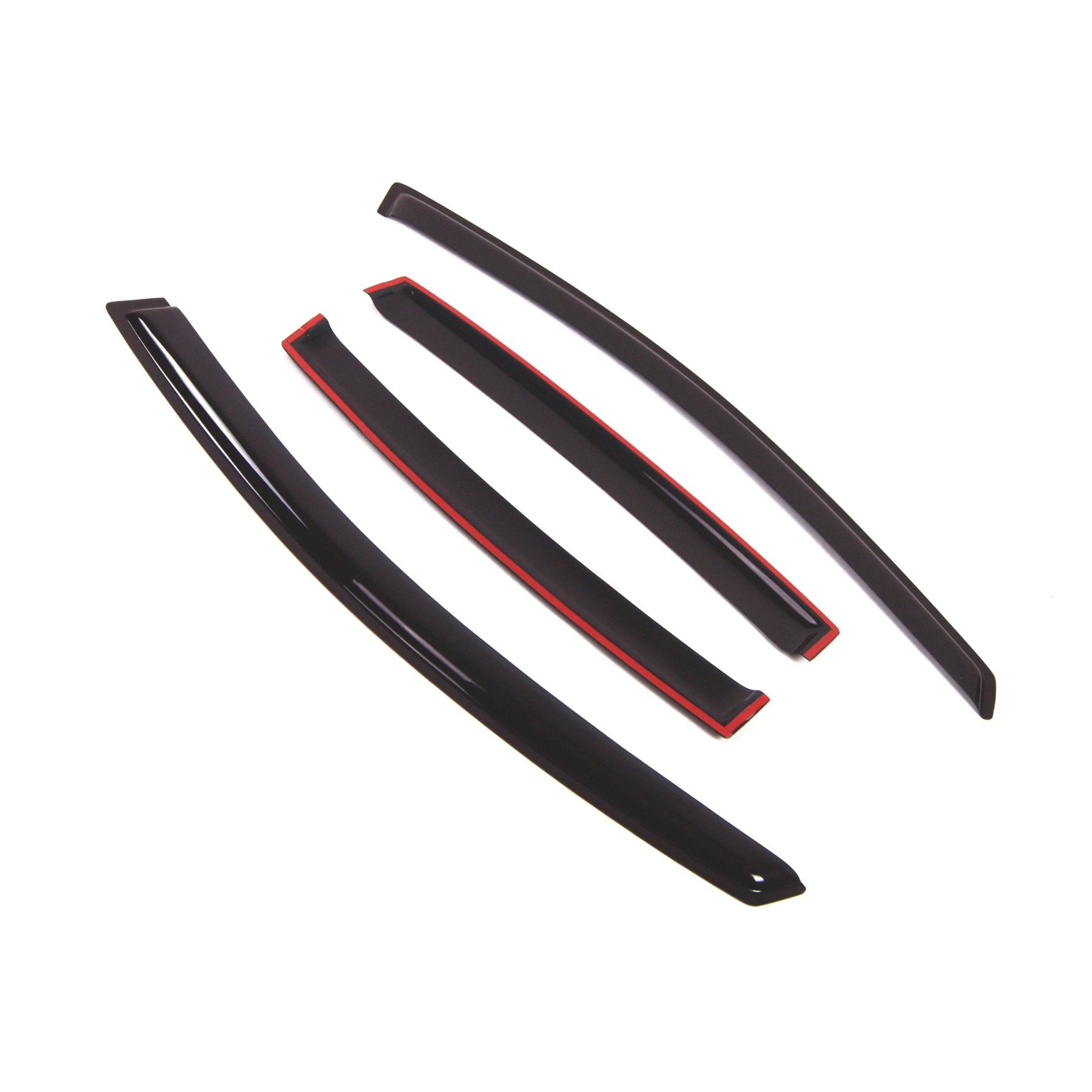 Tuningpros Outside Mount Window Vent Visors Rain Guards Compatible With Nissan Sentra Sedan 2007-2012 | Side Window Wind Deflect