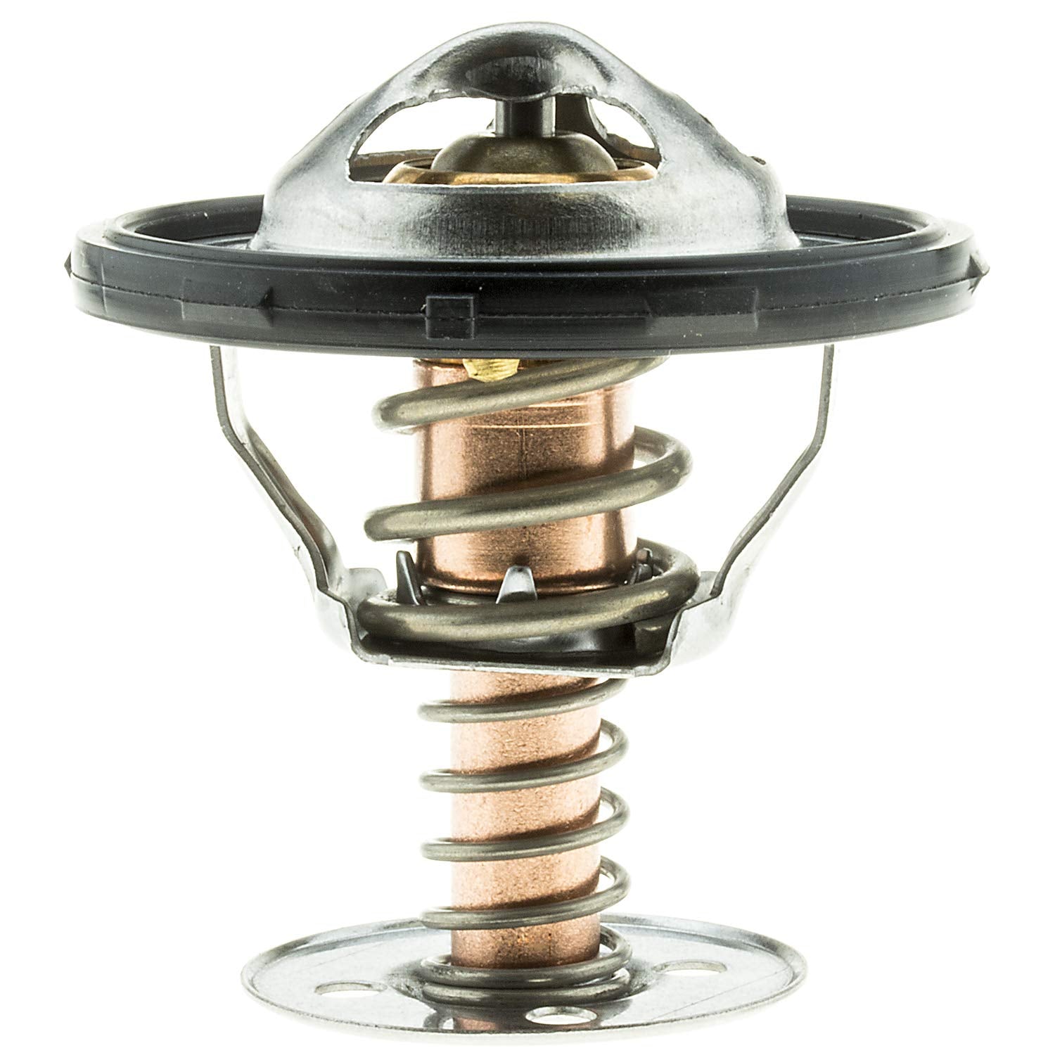 MotoRad 456-160 Black Engine Coolant Thermostat for 8-Cylinder GM Vehicles - High Performance Cooling Solution