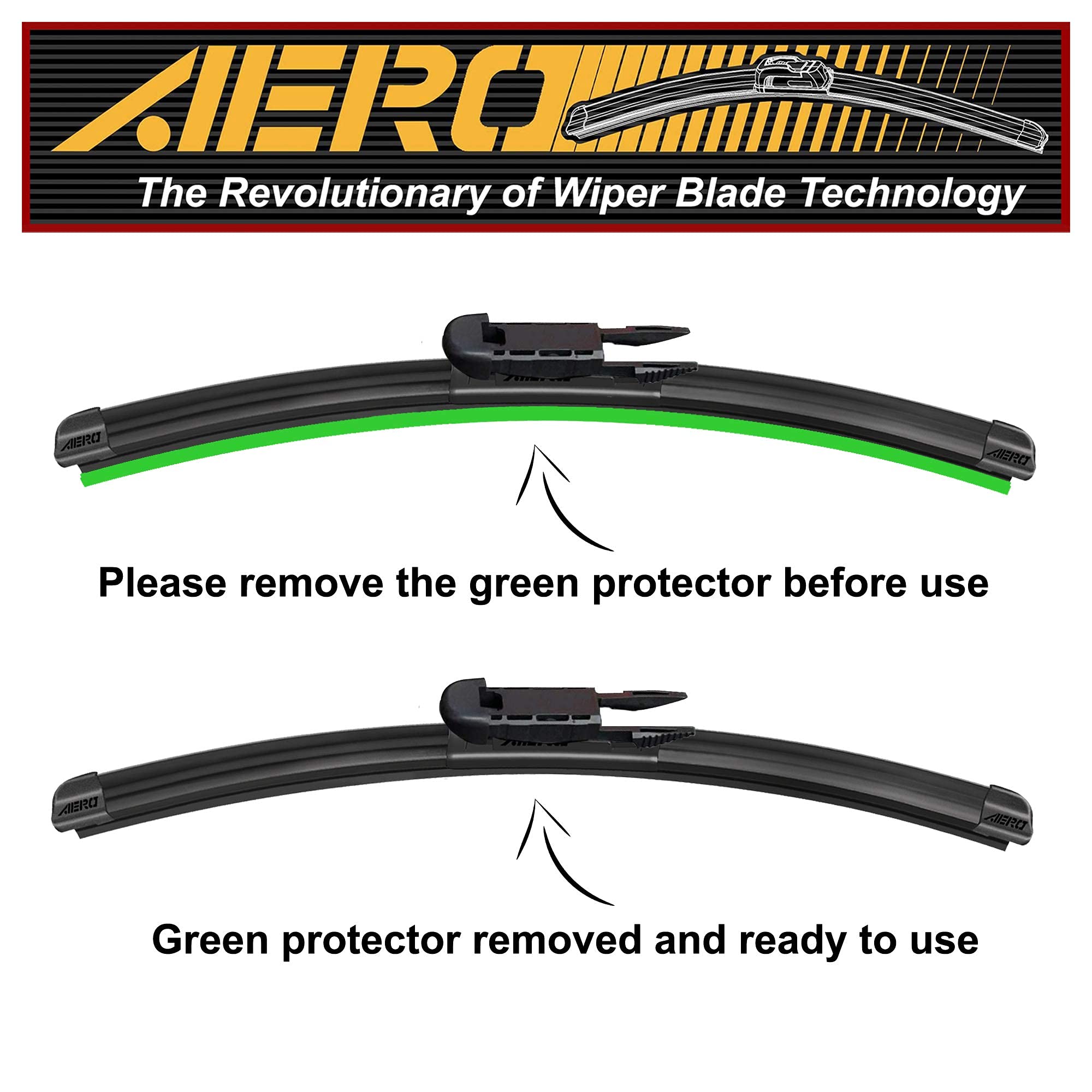 Aero Avenger 28''+21'' Front 12'' Rear Wiper Blades Oem Replacement For Mercedes-Benz Gl320 Gl350 Gl450 Gl550 R320 R350 R500 Ml3