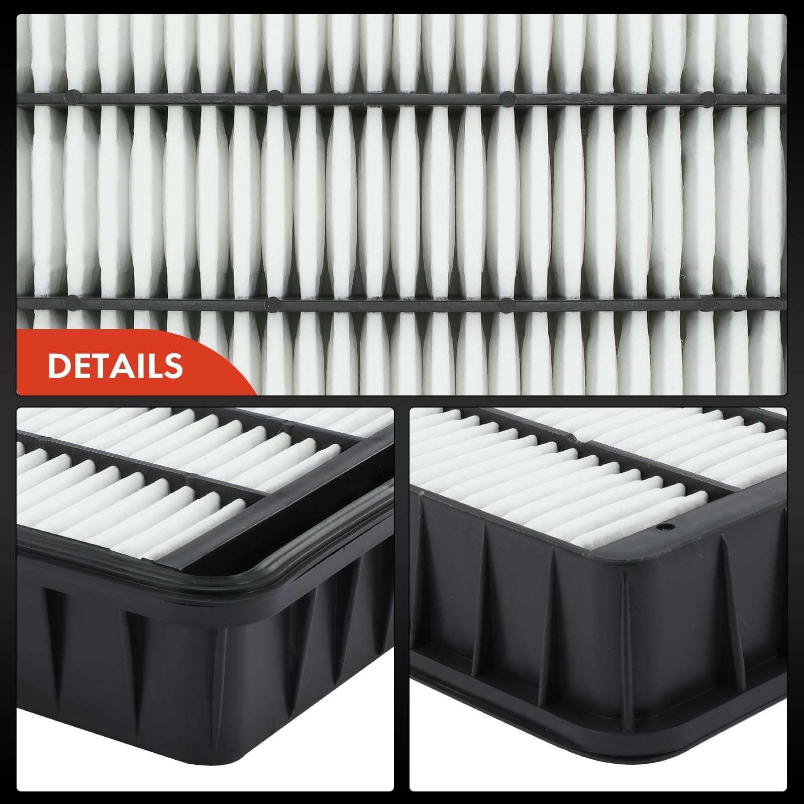 A-Premium Engine Air Filter for Mitsubishi Outlander, Lancer & RVR, Model APEAF098, Silicone Material, Compatible 2007-2015