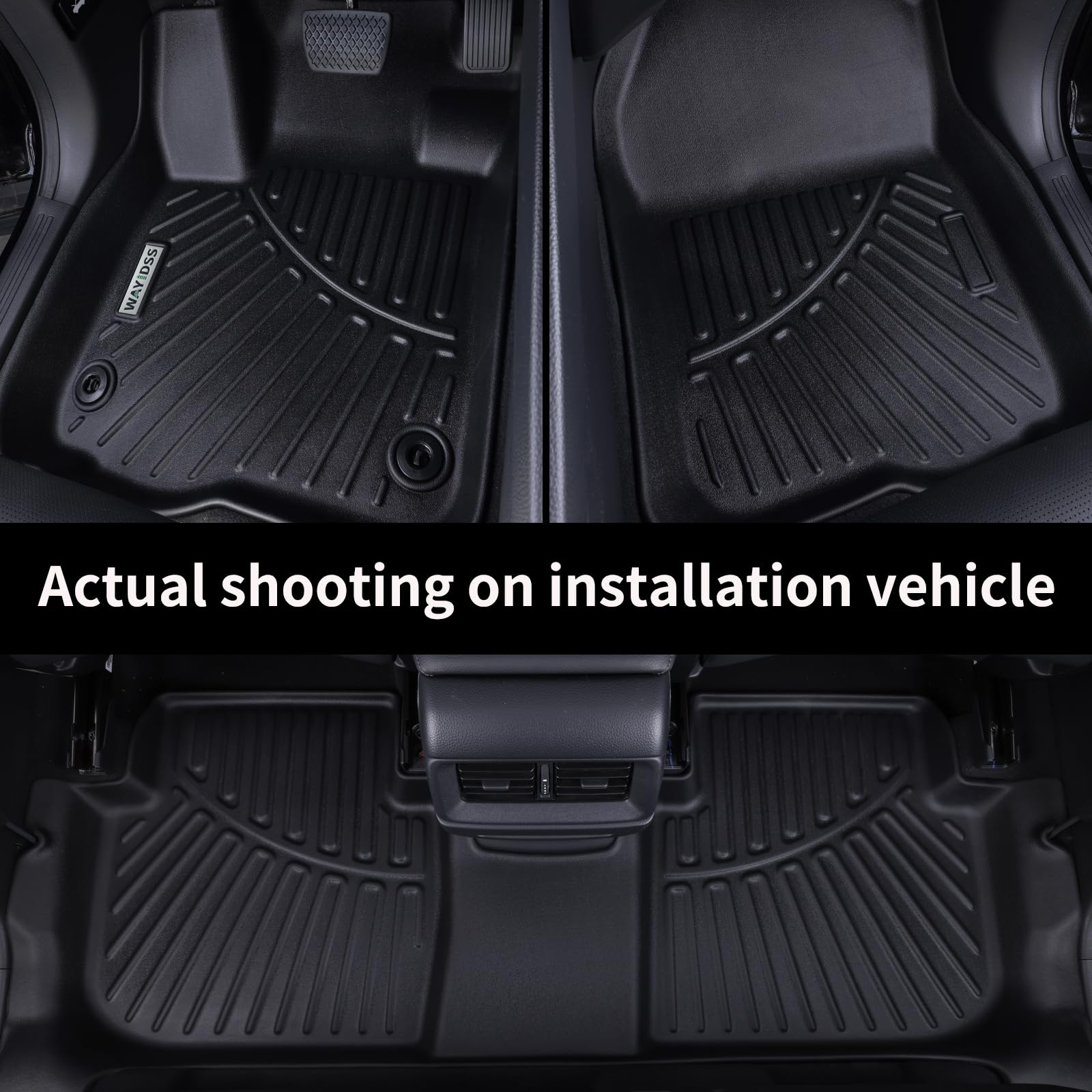 Wayidss Floor Mats 2 Row Liners Set &Cargo Liner For 2024 Chevrolet Chevy Trax