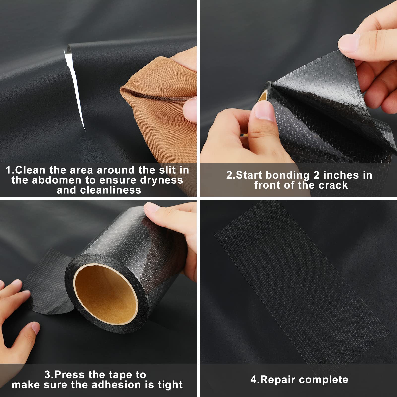 Frienda RV Underbelly Material RV Underbelly Tape Waterproof Fabric Repair Tape Thick Mobile Home Belly Tape Sealing Permanent P
