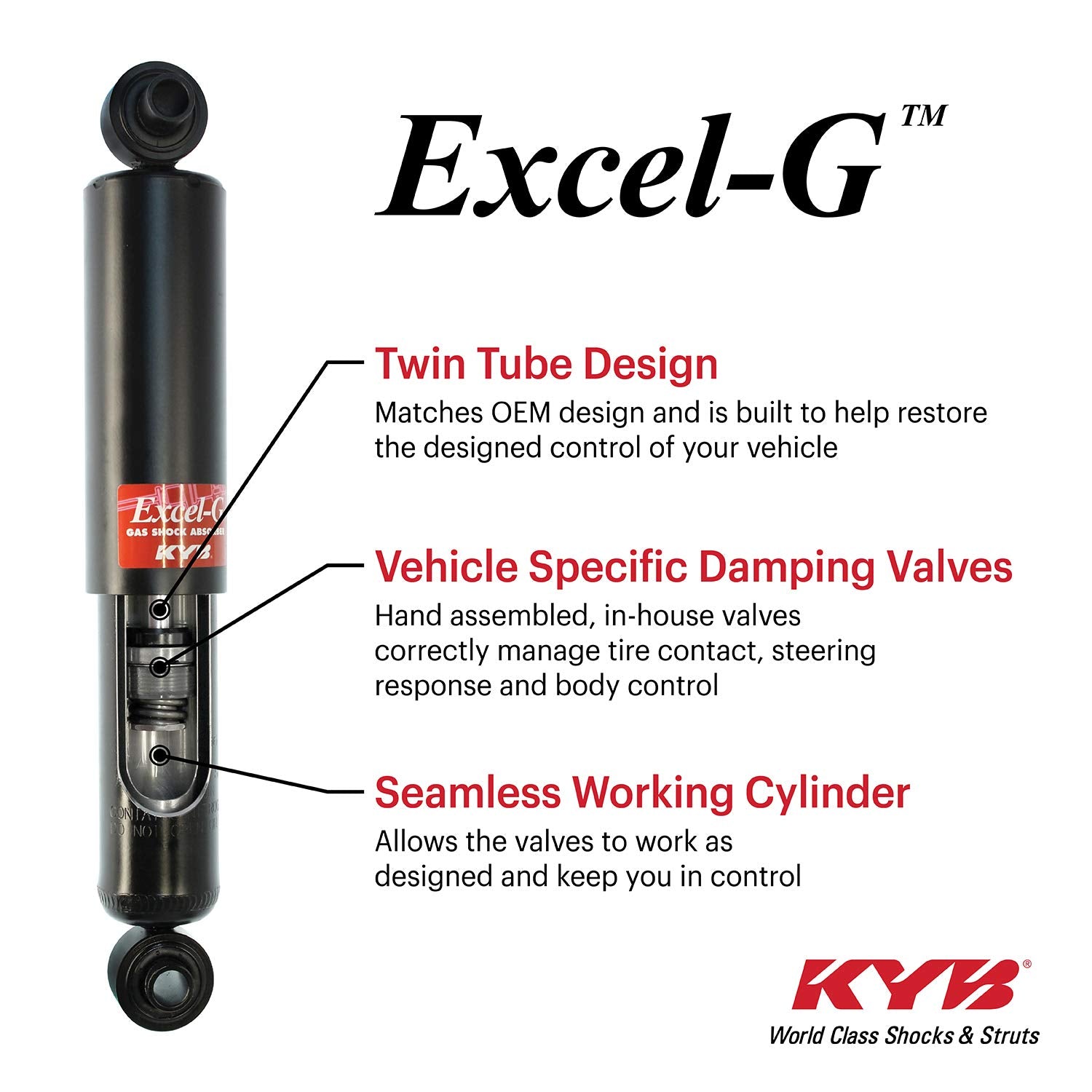 KYB 343211 Excel-G Gas Shock