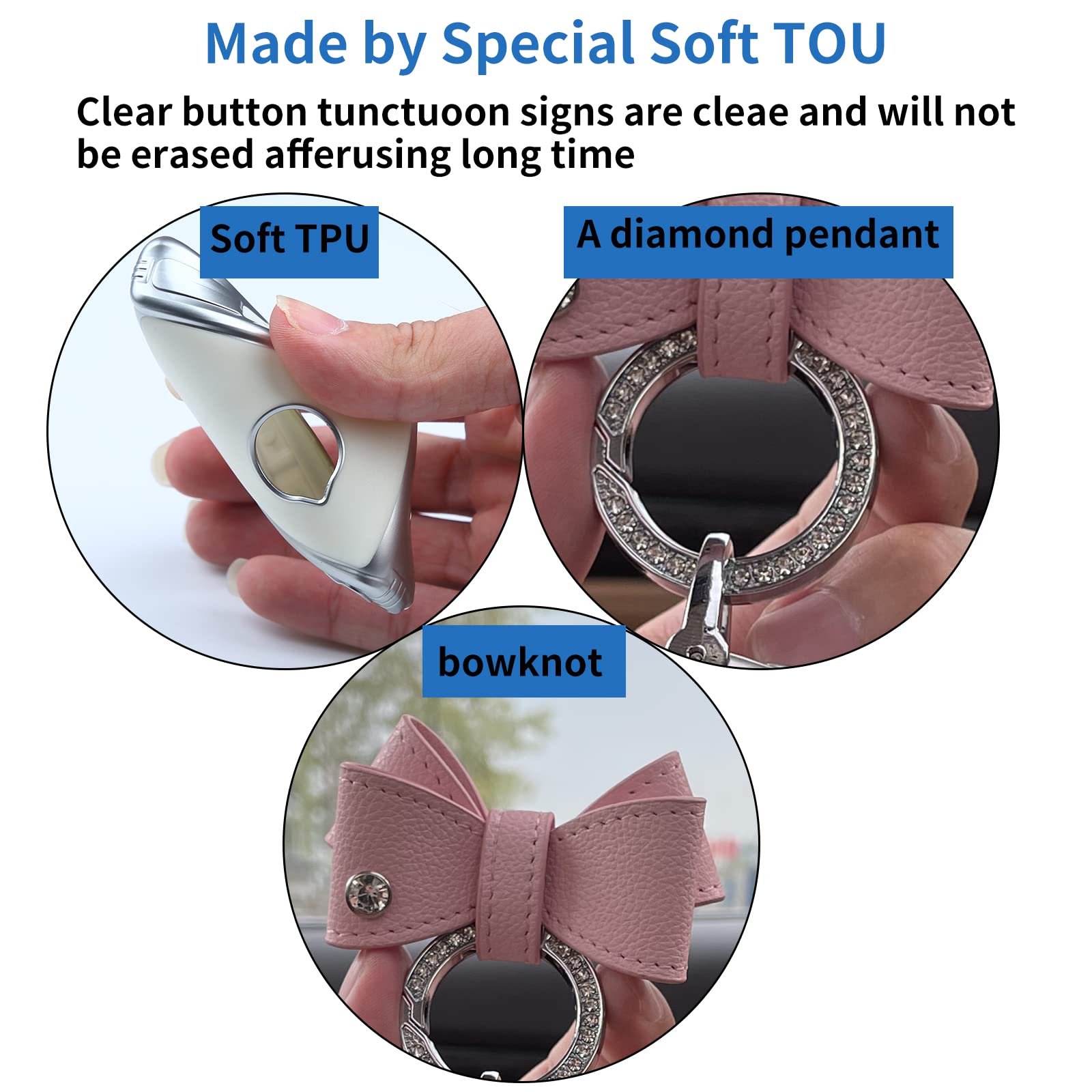 Lcxwzndy For Volvo Key Fob Cover