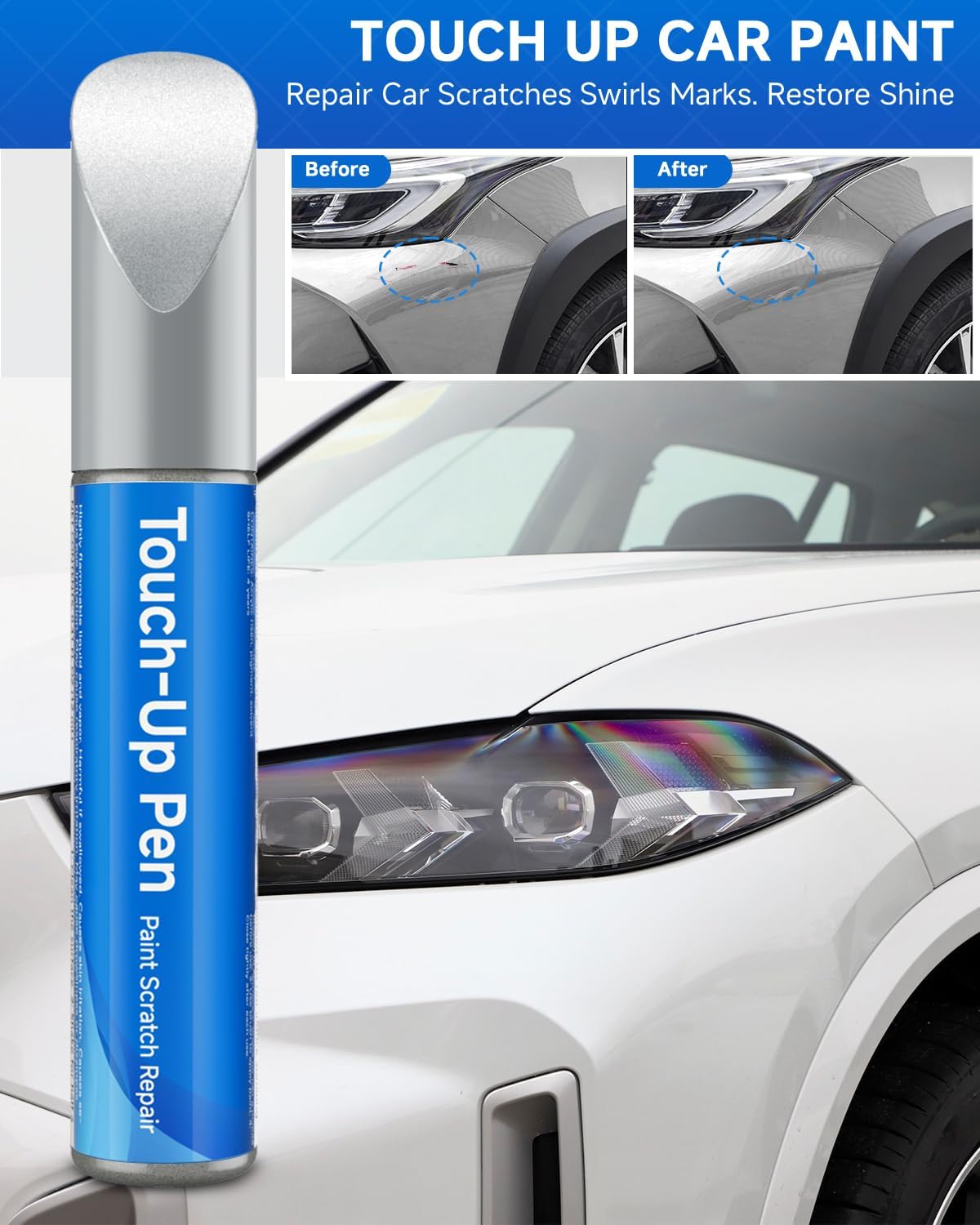 3R3 Barcelona Red Pearl Touch Up Paint Compatible with Toyota Exact Match Touch Up Paint Car Scratch Repair