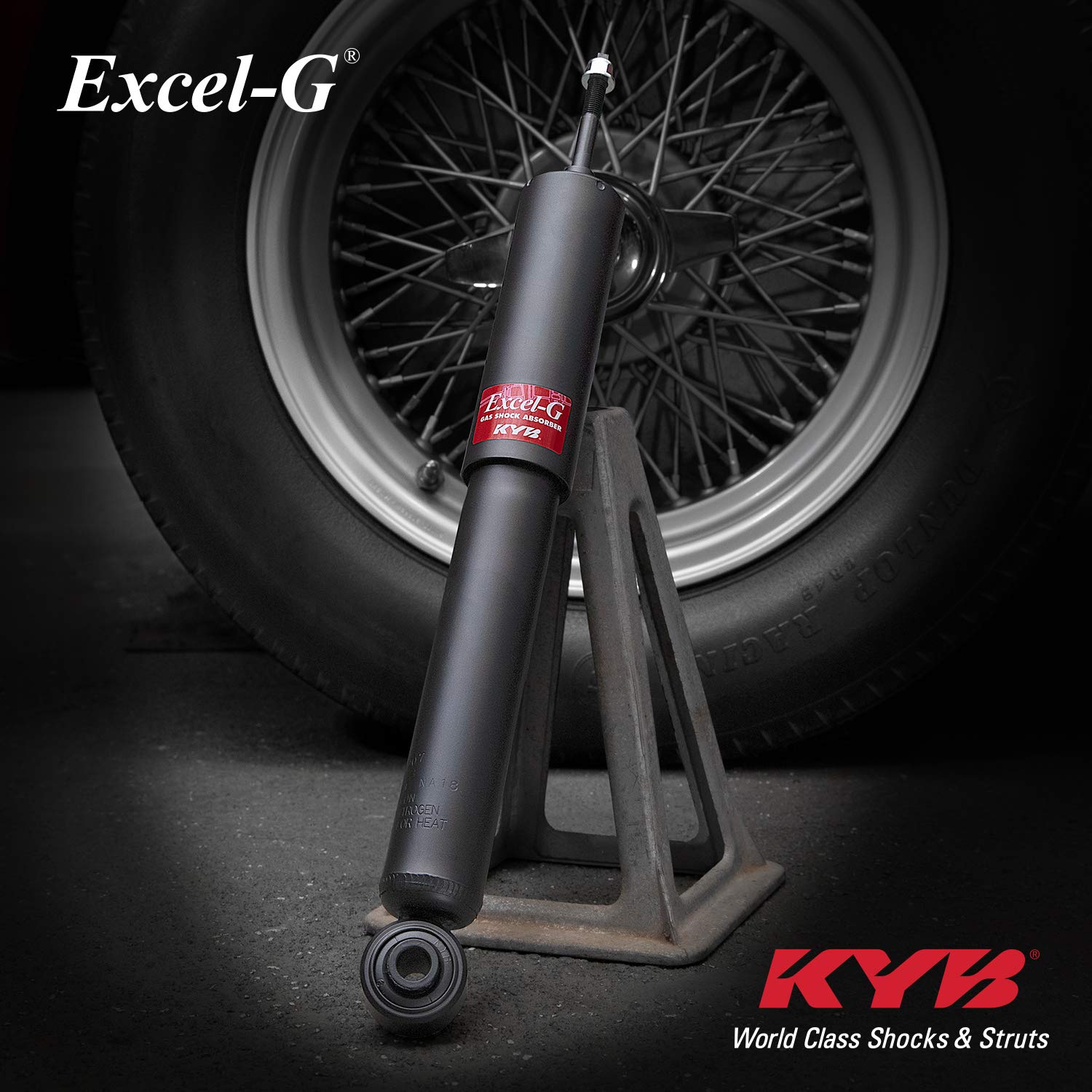 Kyb 348058 Excel-G Gas Shock, Black