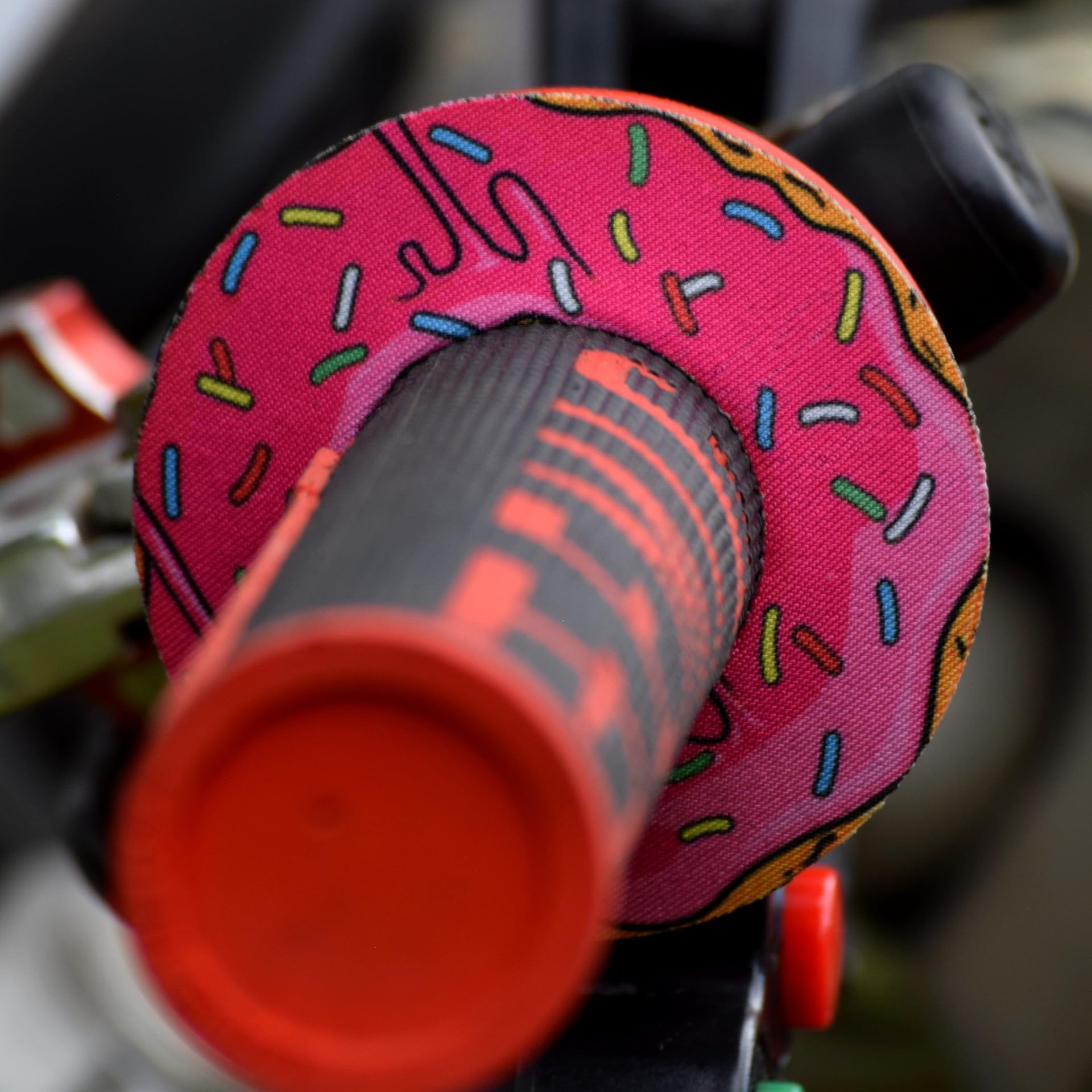 Pink Doughnut - Gripdonuts.com Premium MX BMX Dirt Bike Motorcycle Grip Donuts (13 Variations)