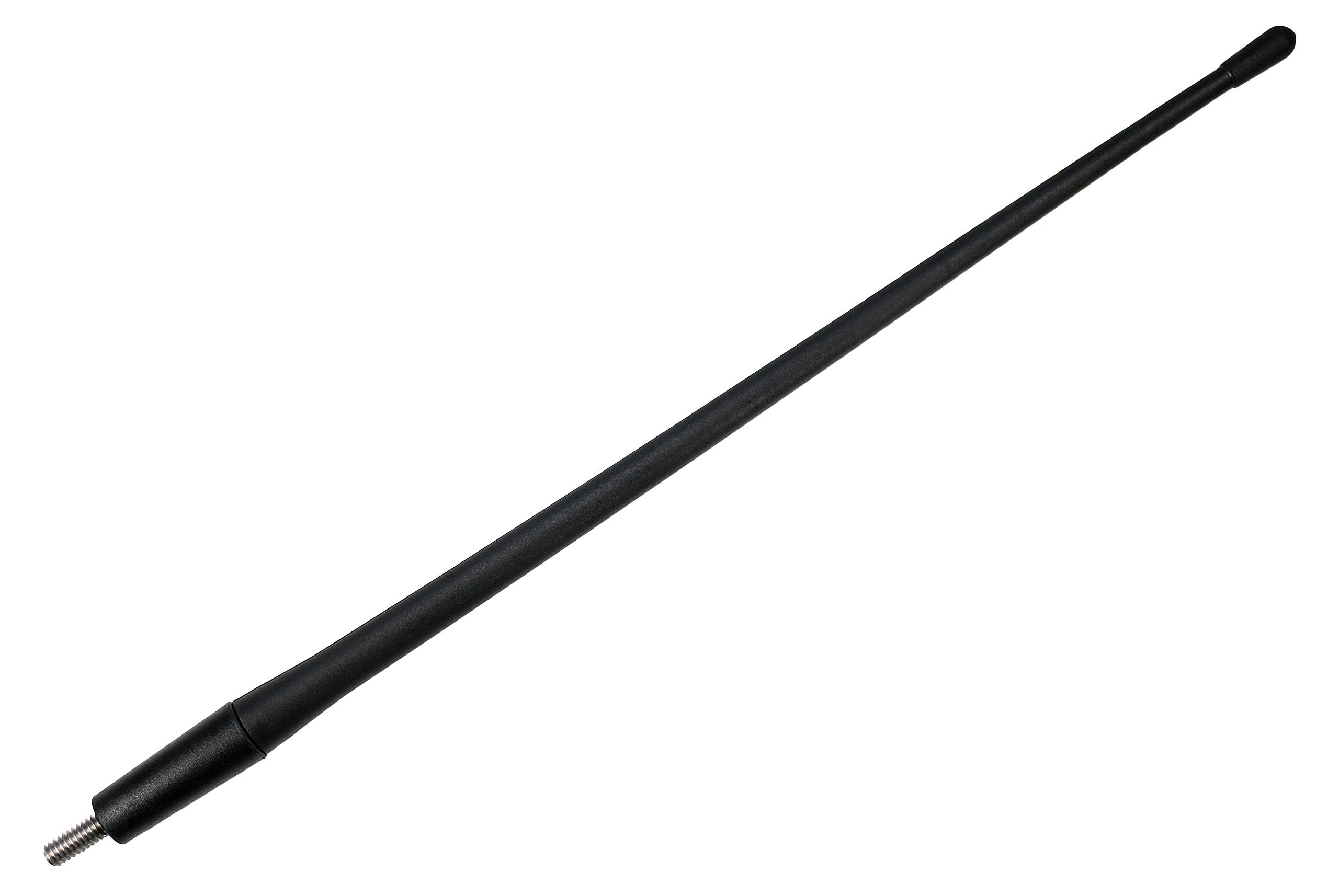 AntennaMastsRus - 13 Inch All-Terrain Flexible Rubber Antenna is Compatible with Jeep Wrangler TJ - YJ (1987-2006) - Spring Stee