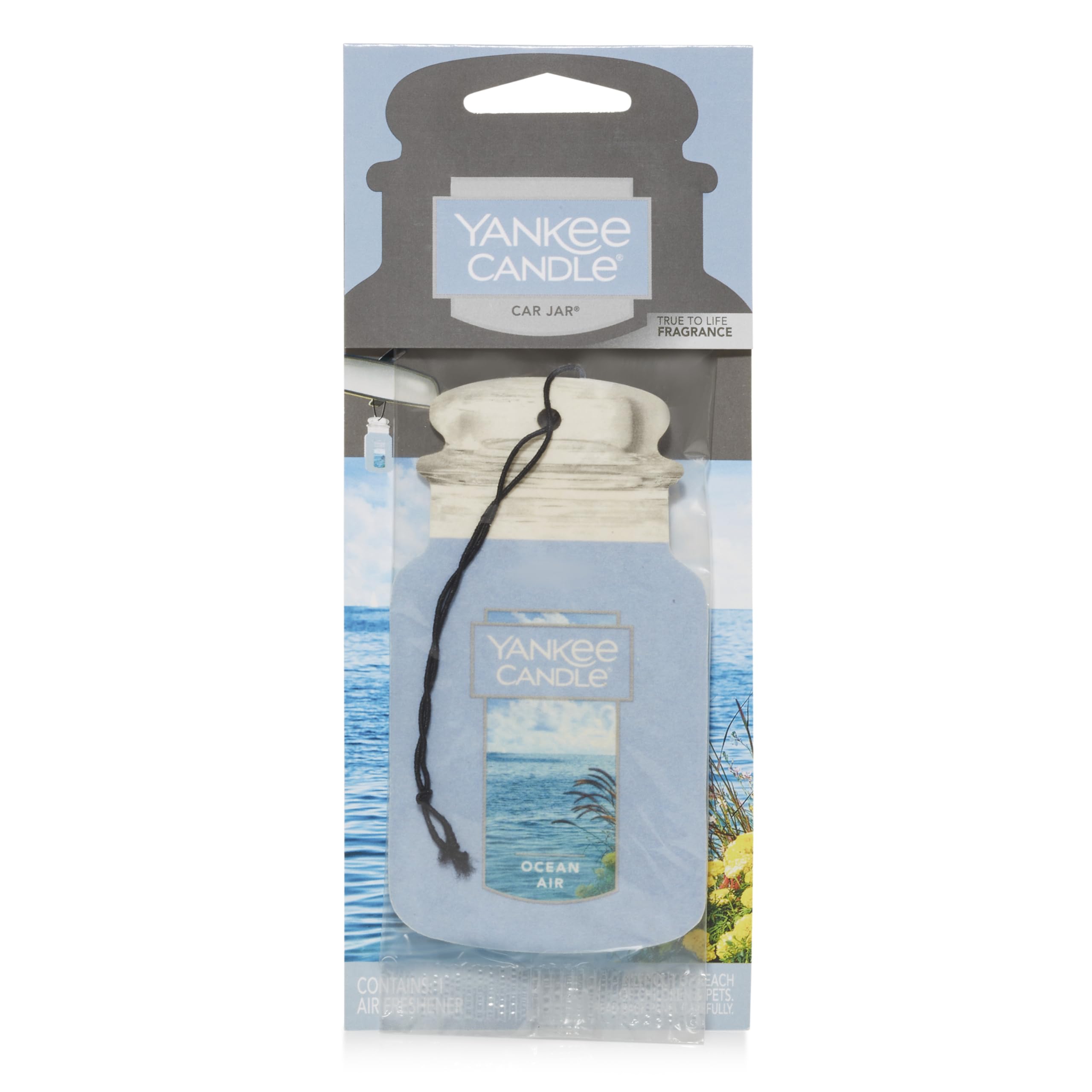Yankee Candle Paper Car Jar, Ocean Air (Pack Of 1)