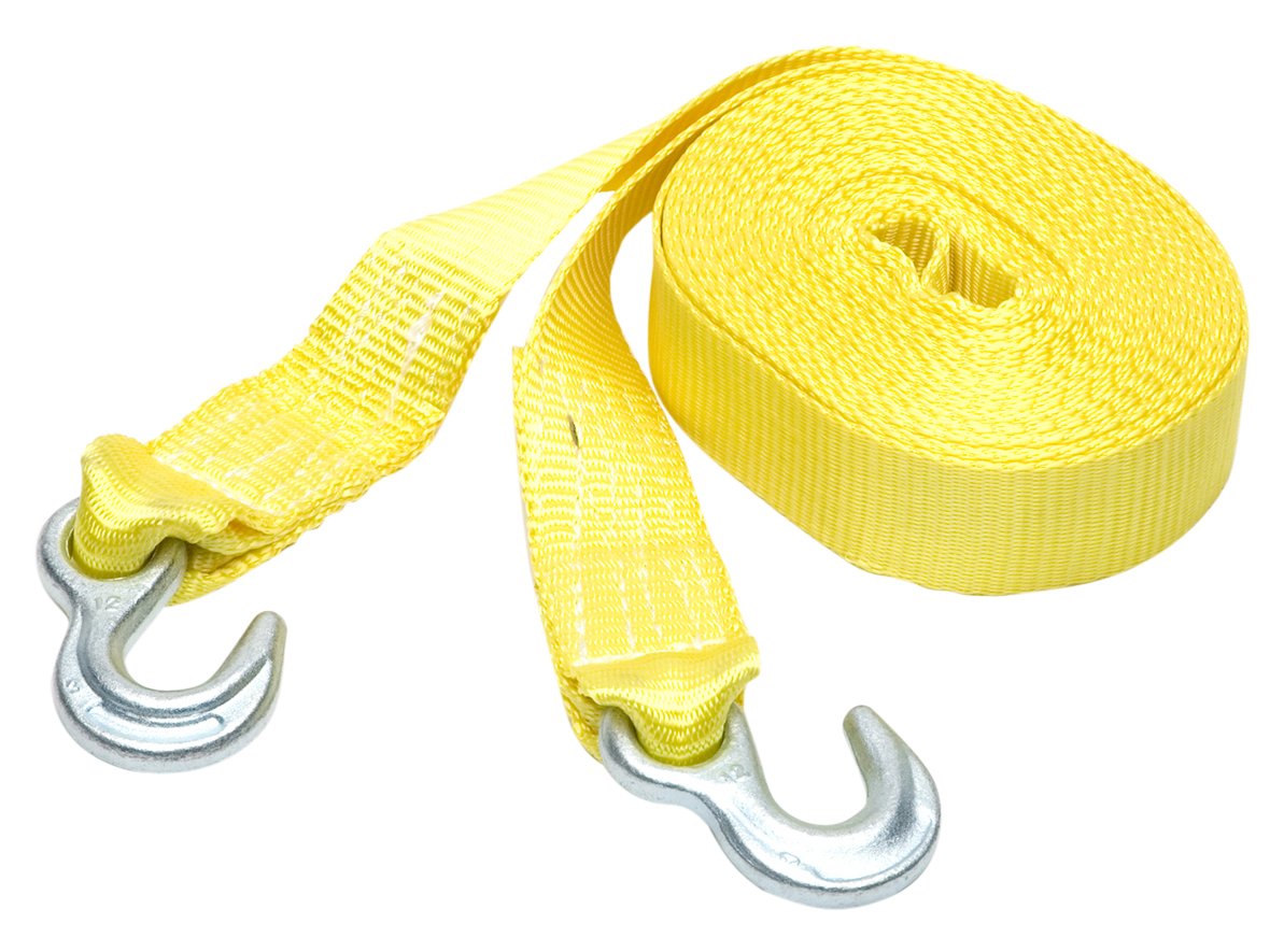 Smartstraps Tow Strap - 20Ft Yw Tow Strap W Hooks 1Pk 10,000Lb