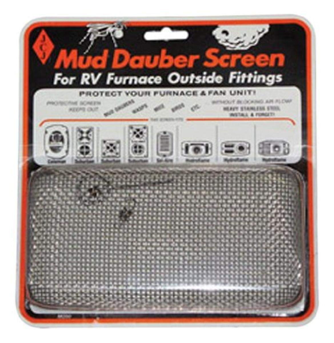 Jcj Enterpr M-200 Mud Dauber Screen For Rv Furnace Outside Fitting