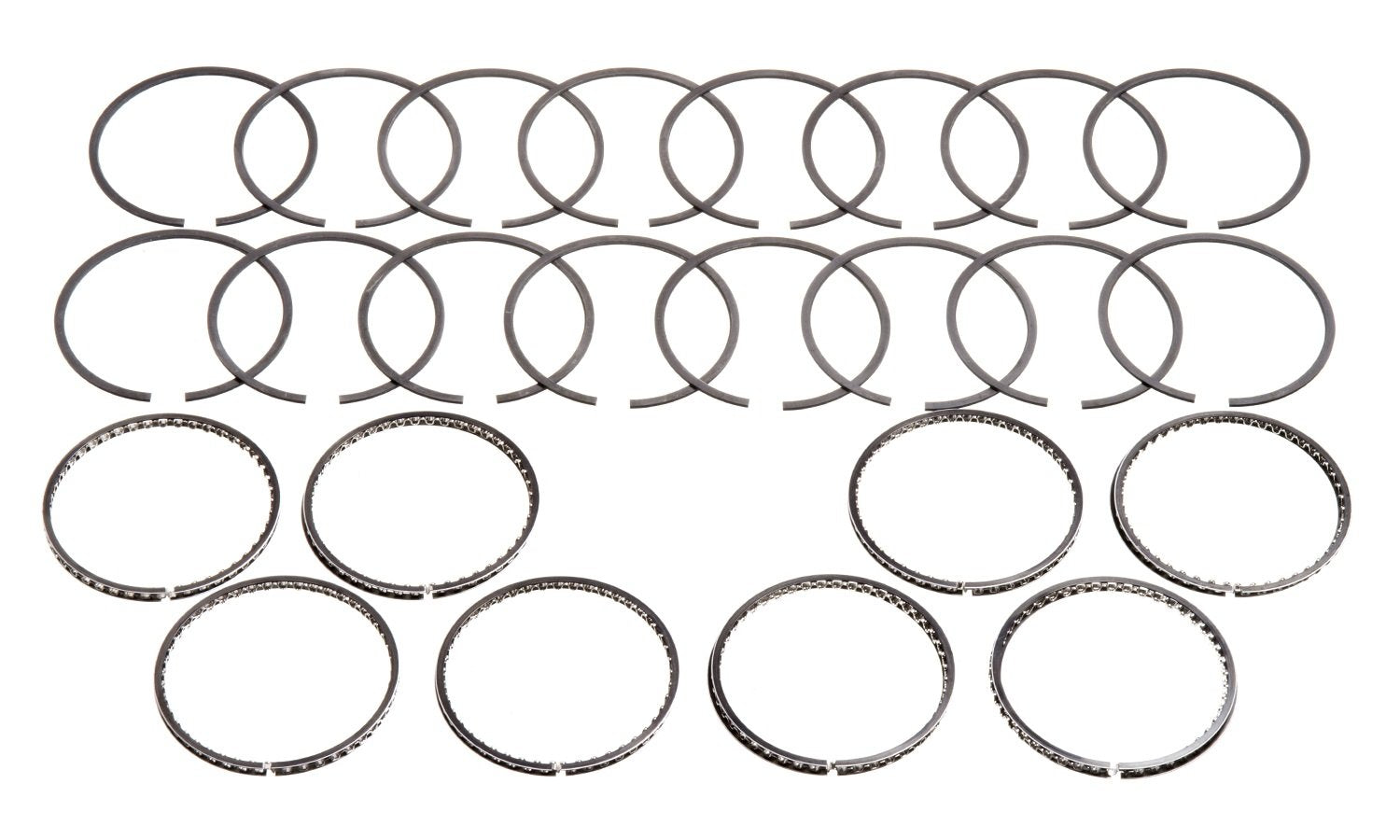 Hastings 598060 8-Cylinder Piston Ring Set