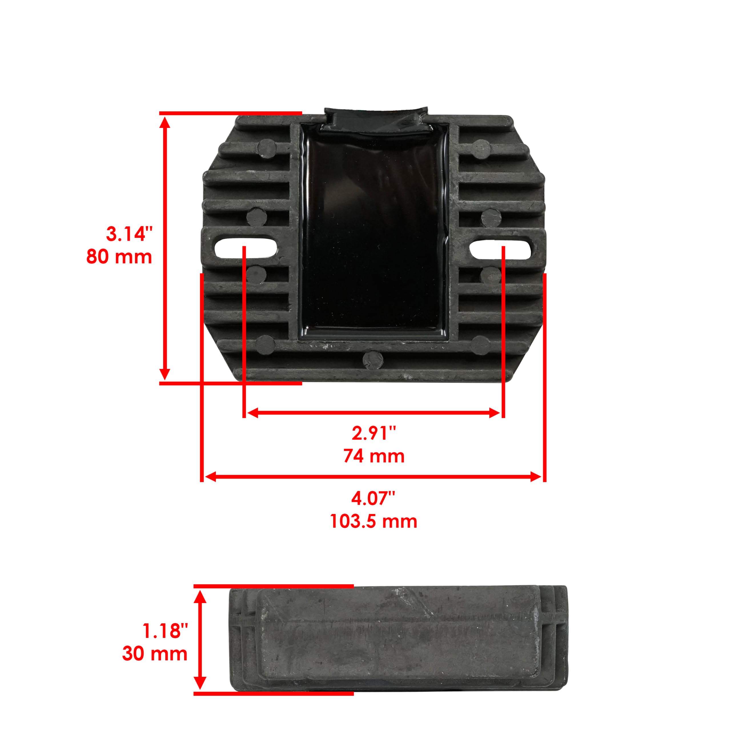 Caltric Stator Regulator Rectifier Gasket for Suzuki VL1500 Intruder 1500 (1998-2004)