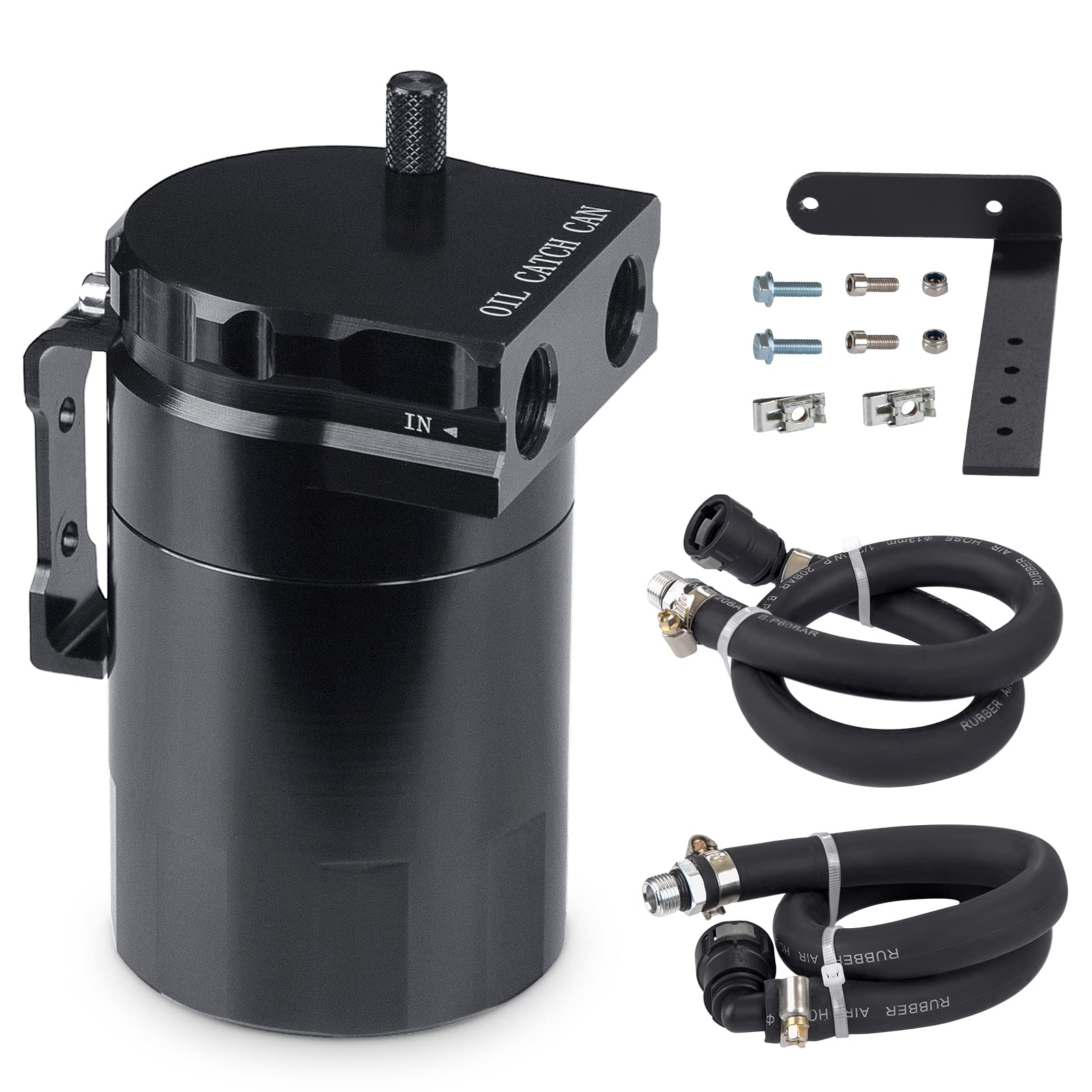 JDMON Oil Catch Can, Passenger Side Oil Separator Compatible with Ford F150 2.7EB 3.5EB 5.0L Passenger Side 2011-2021, Expeditio