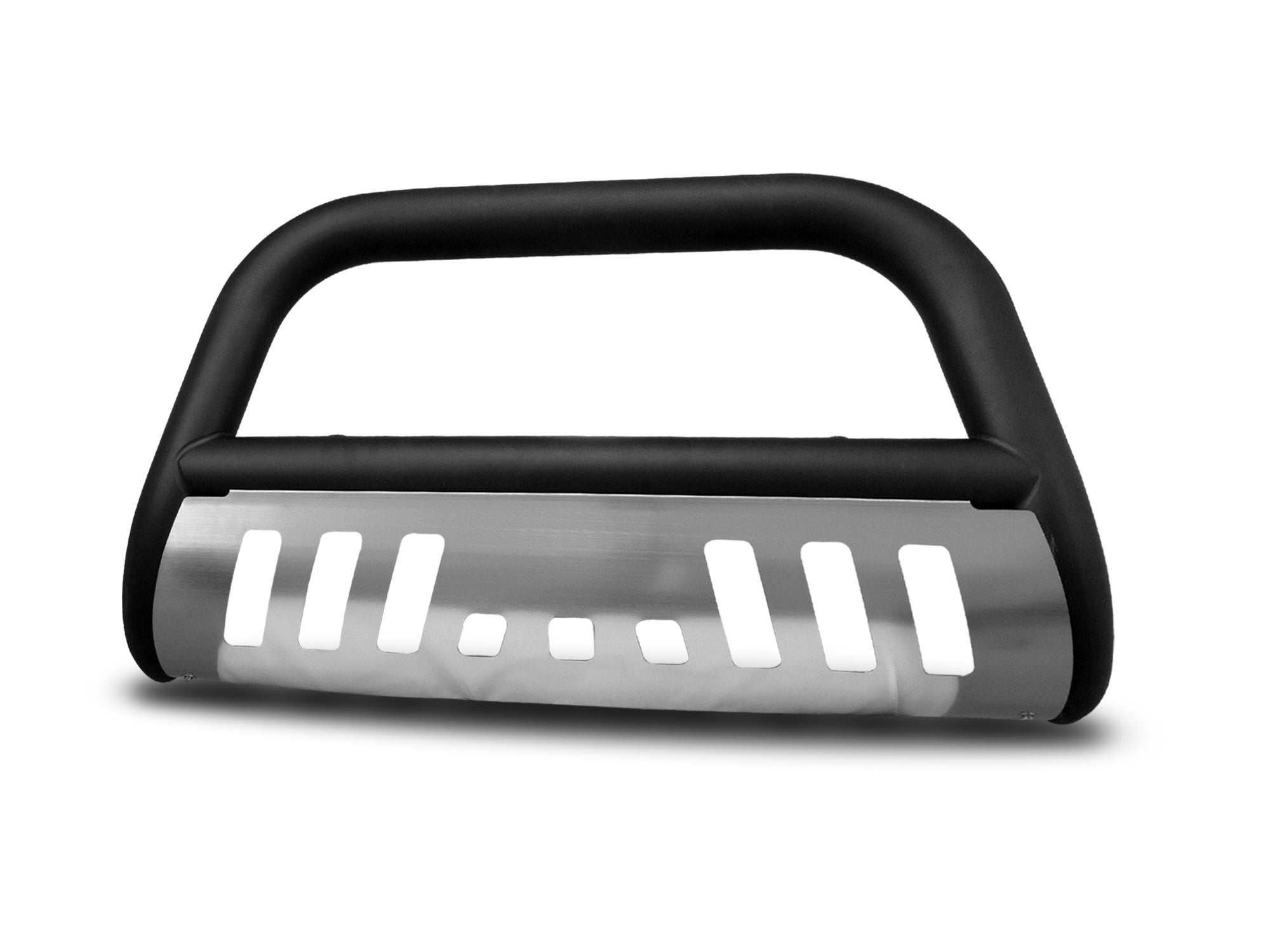 Armordillo 2006-2008 Lincoln Mark Lt Classic Bull Bar - Matte Black W/Aluminum Skid Plate
