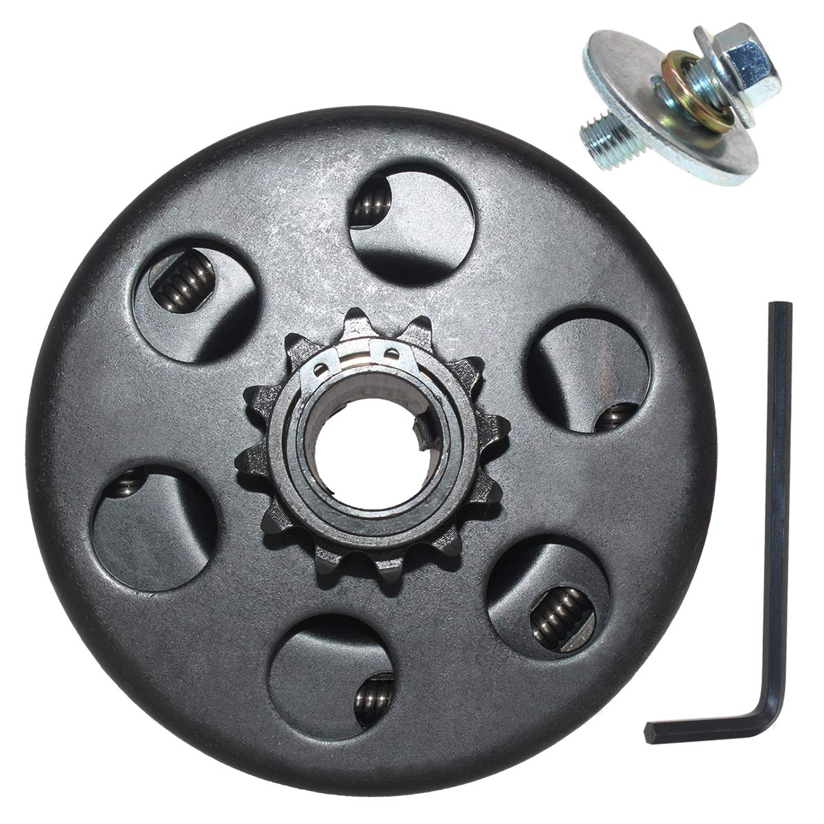 Centrifugal Clutch, Go Kart Clutch 3/4 Bore 12T For #35 Chain,Up To 6.5 Hp, Perfect For Go Kart, Minibike And Fun Kart Engine 3/