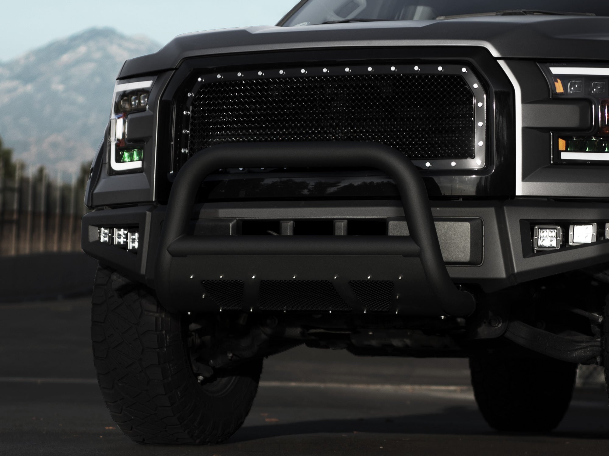 Armordillo 2005-2015 Toyota Tacoma Ms Series Bull Bar - Matte Black