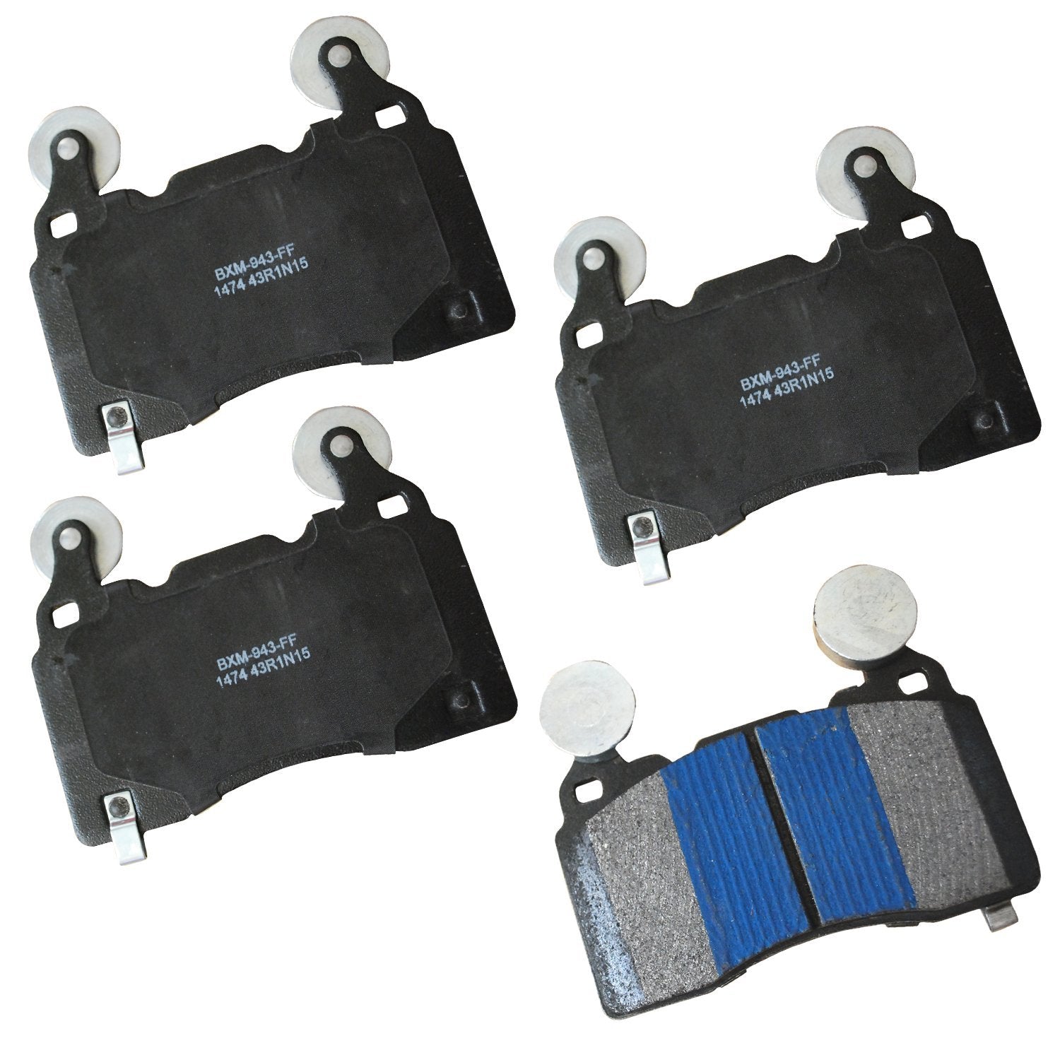 Bendix Premium Sbm1474 Semi-Metallic Front Brake Pads For Cadillac Ct6 2018, Cts 2014, Elr 2016-2015, Chevrolet Camaro 2018-2010