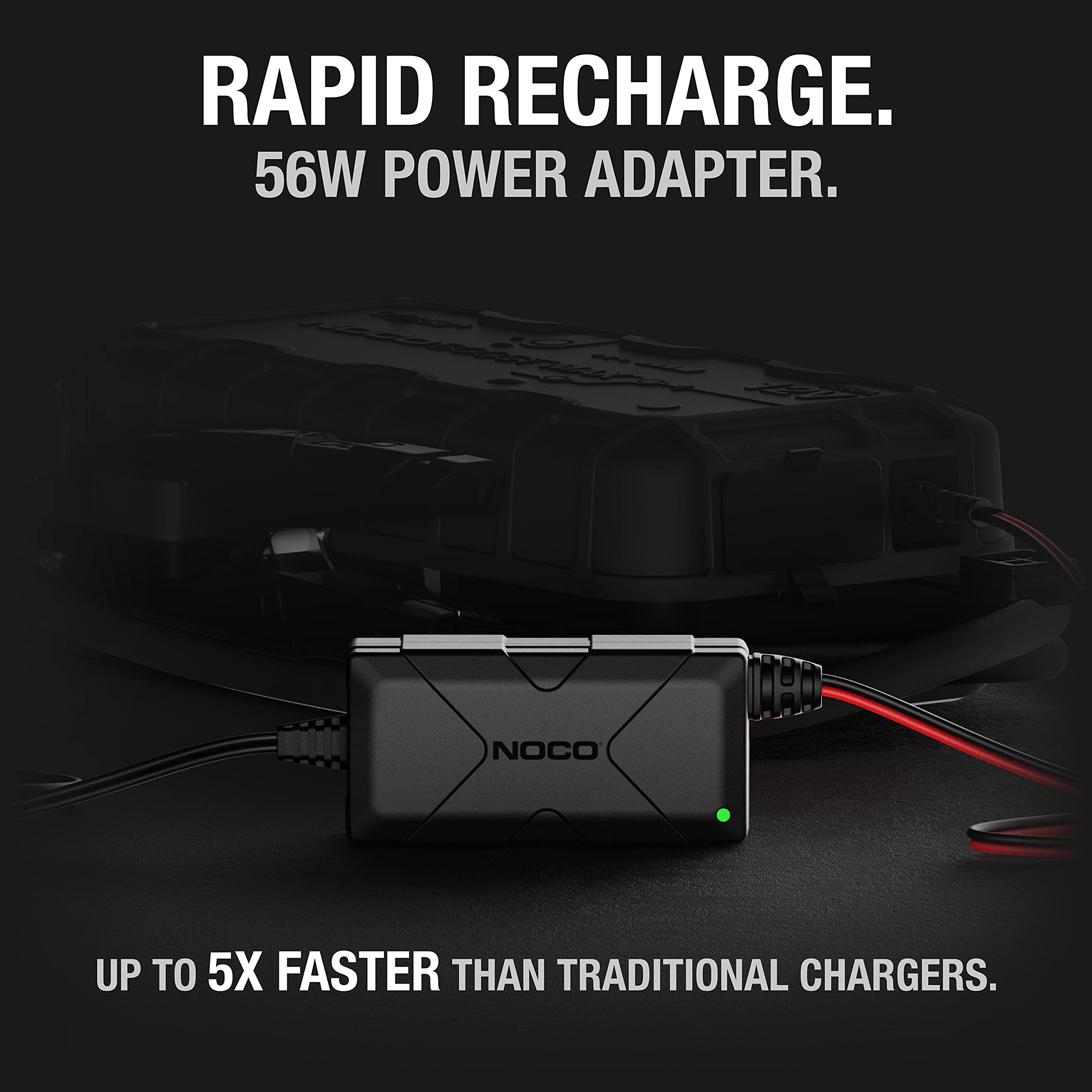 Noco Xgc4 56-Watt Xgc Power Adapter For Gb70/Gb150/Gb250+/Gb251+/Gb500+ Noco Boost Ultrasafe Lithium Jump Starters